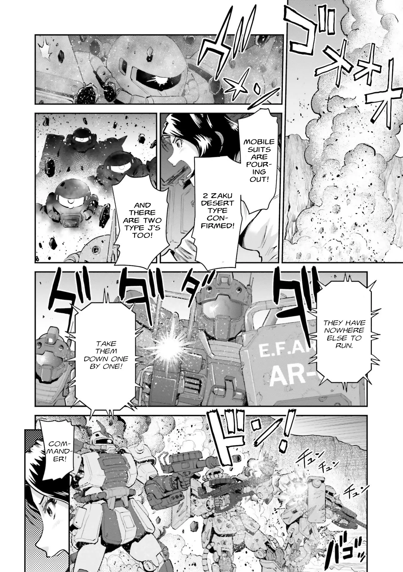 Mobile Suit Gundam Ground Zero - Rise From The Ashes - Vol.2 Chapter 8: Battle For Carrieton