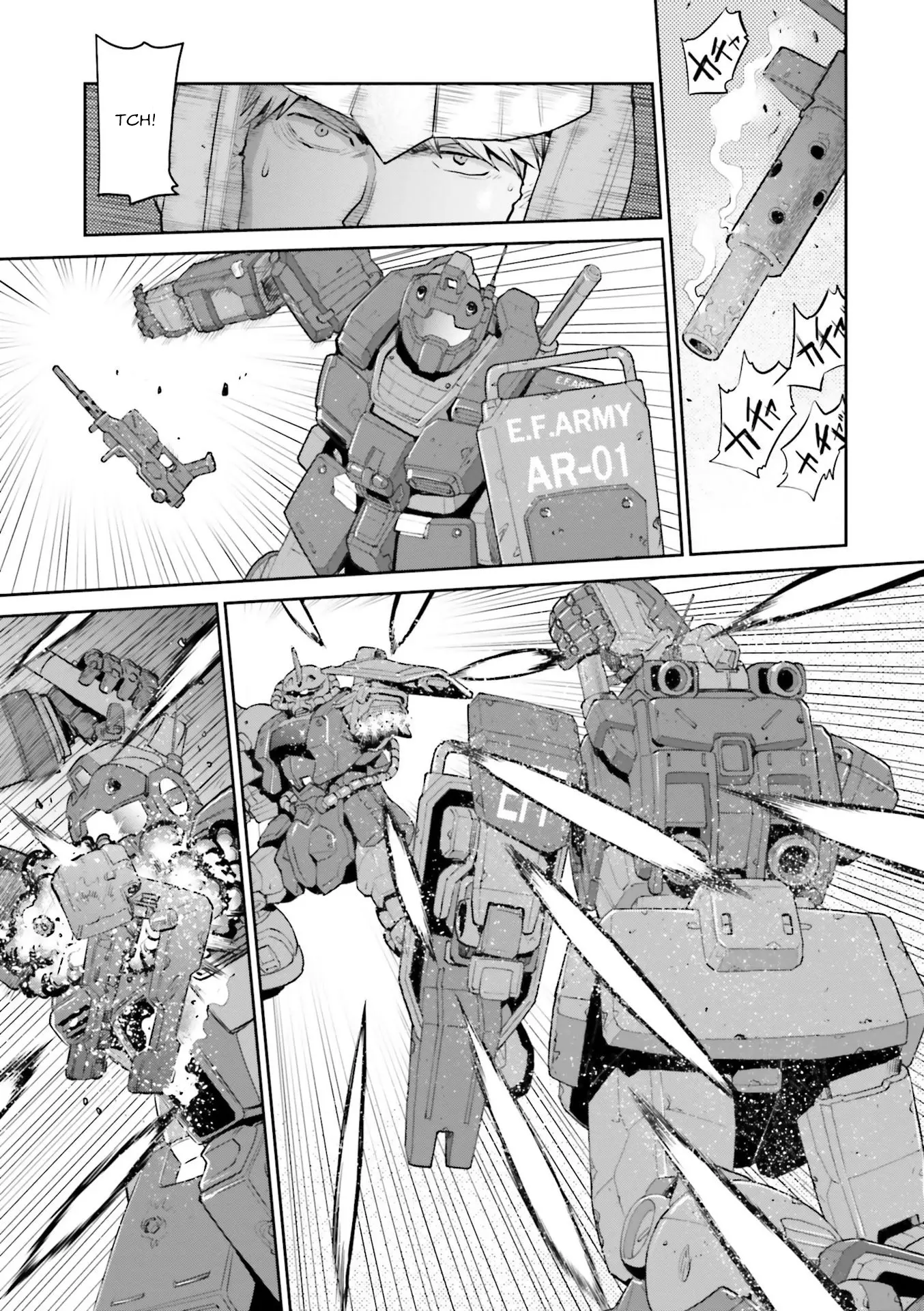 Mobile Suit Gundam Ground Zero - Rise From The Ashes - Vol.2 Chapter 8: Battle For Carrieton