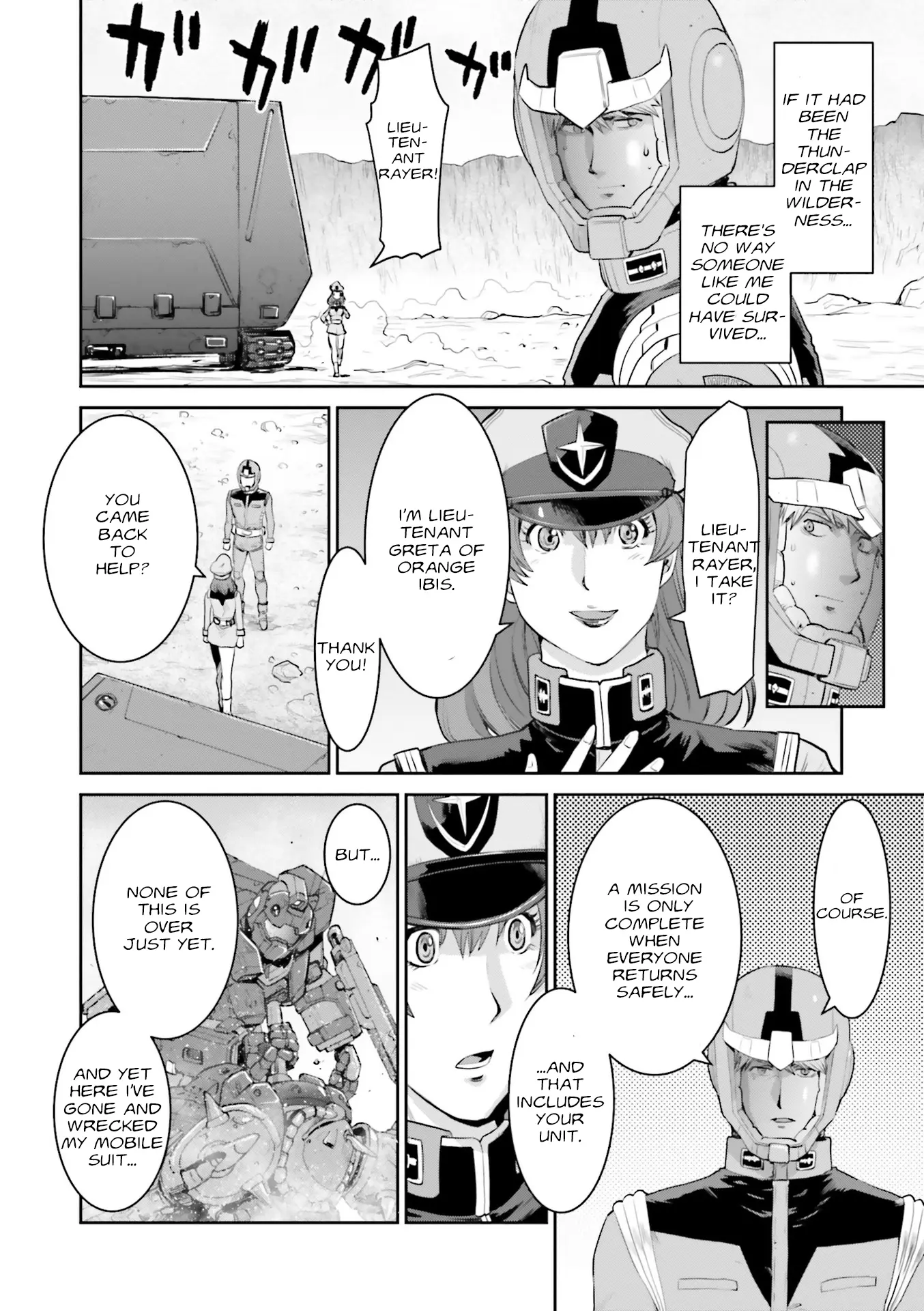 Mobile Suit Gundam Ground Zero - Rise From The Ashes - Vol.2 Chapter 8: Battle For Carrieton