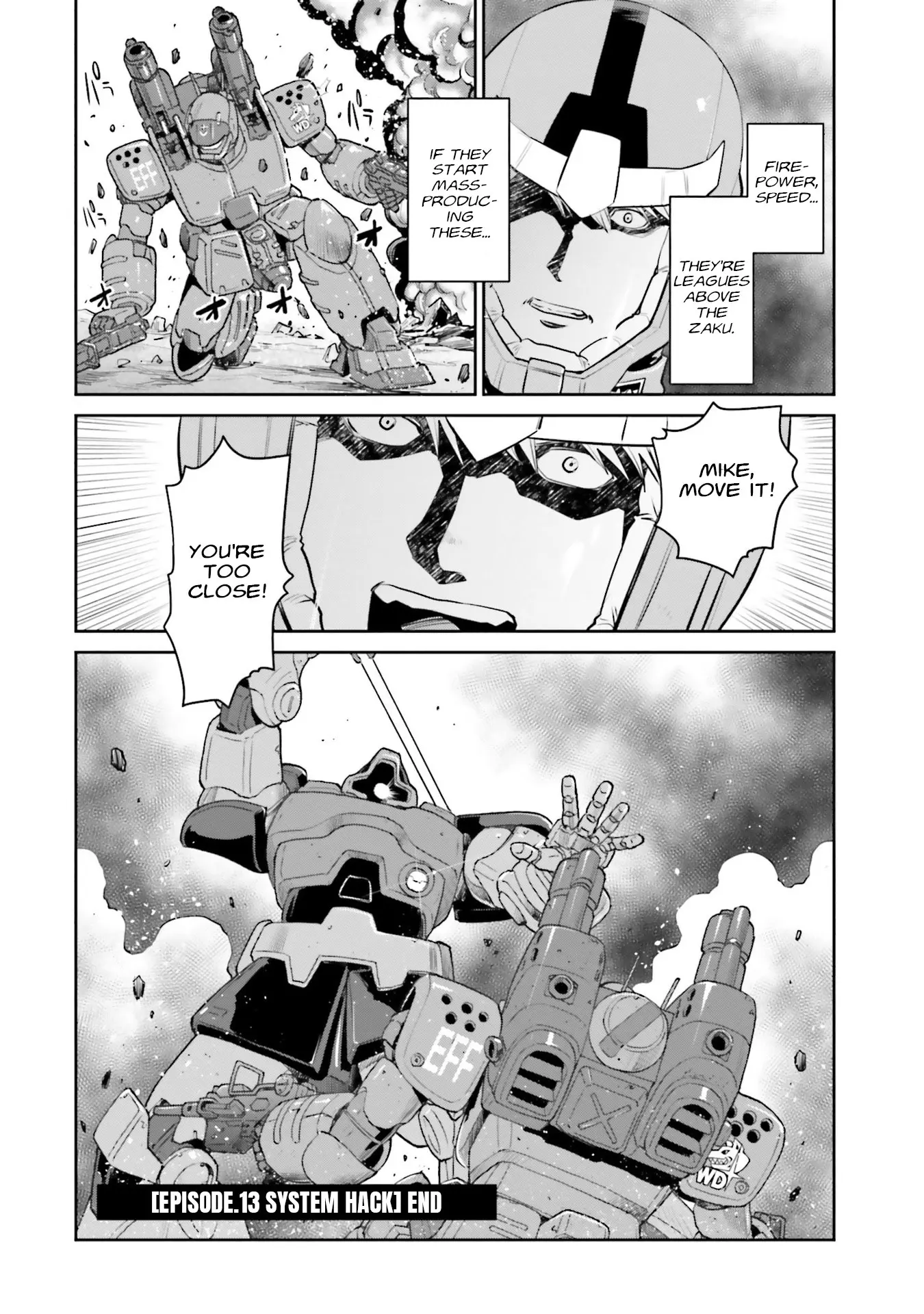 Mobile Suit Gundam Ground Zero - Rise From The Ashes - Vol.3 Chapter 13: System Hack