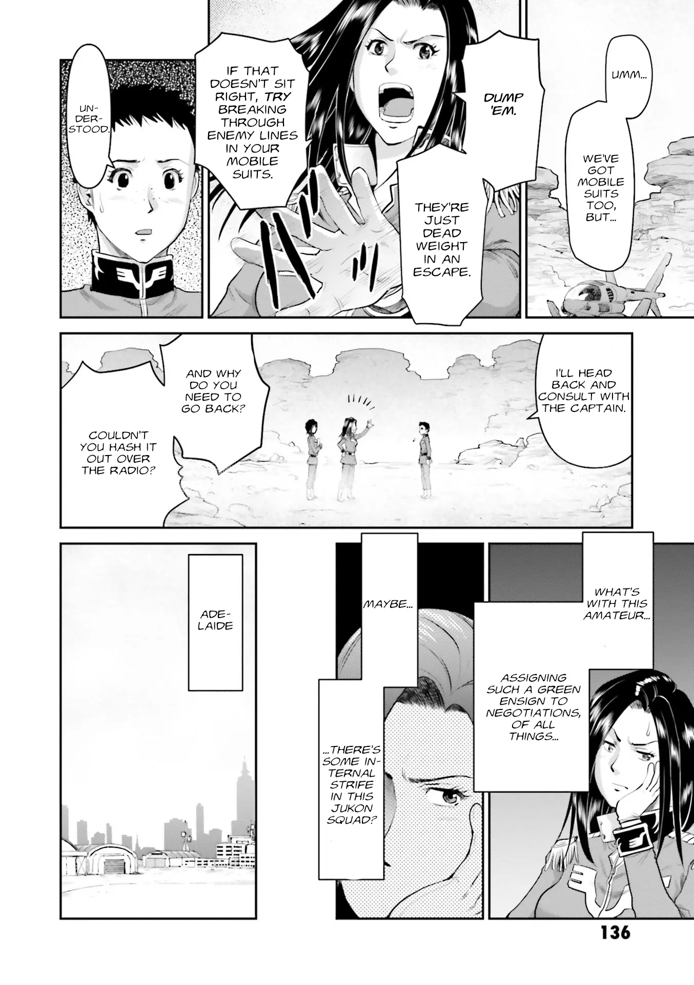 Mobile Suit Gundam Ground Zero - Rise From The Ashes - Vol.2 Chapter 9: Transport Operation