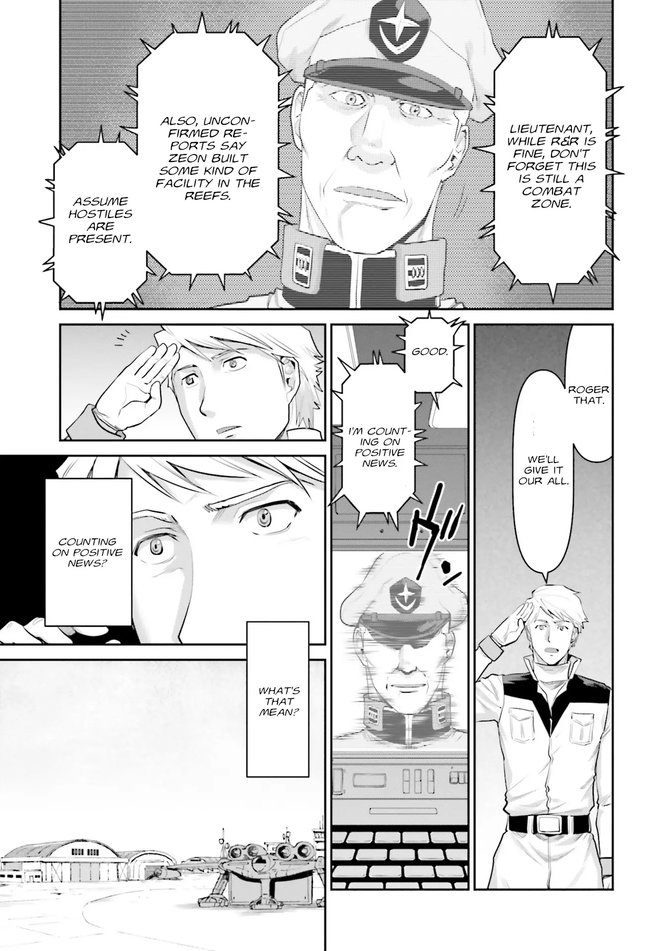 Mobile Suit Gundam Ground Zero - Rise From The Ashes - Vol.2 Chapter 9: Transport Operation