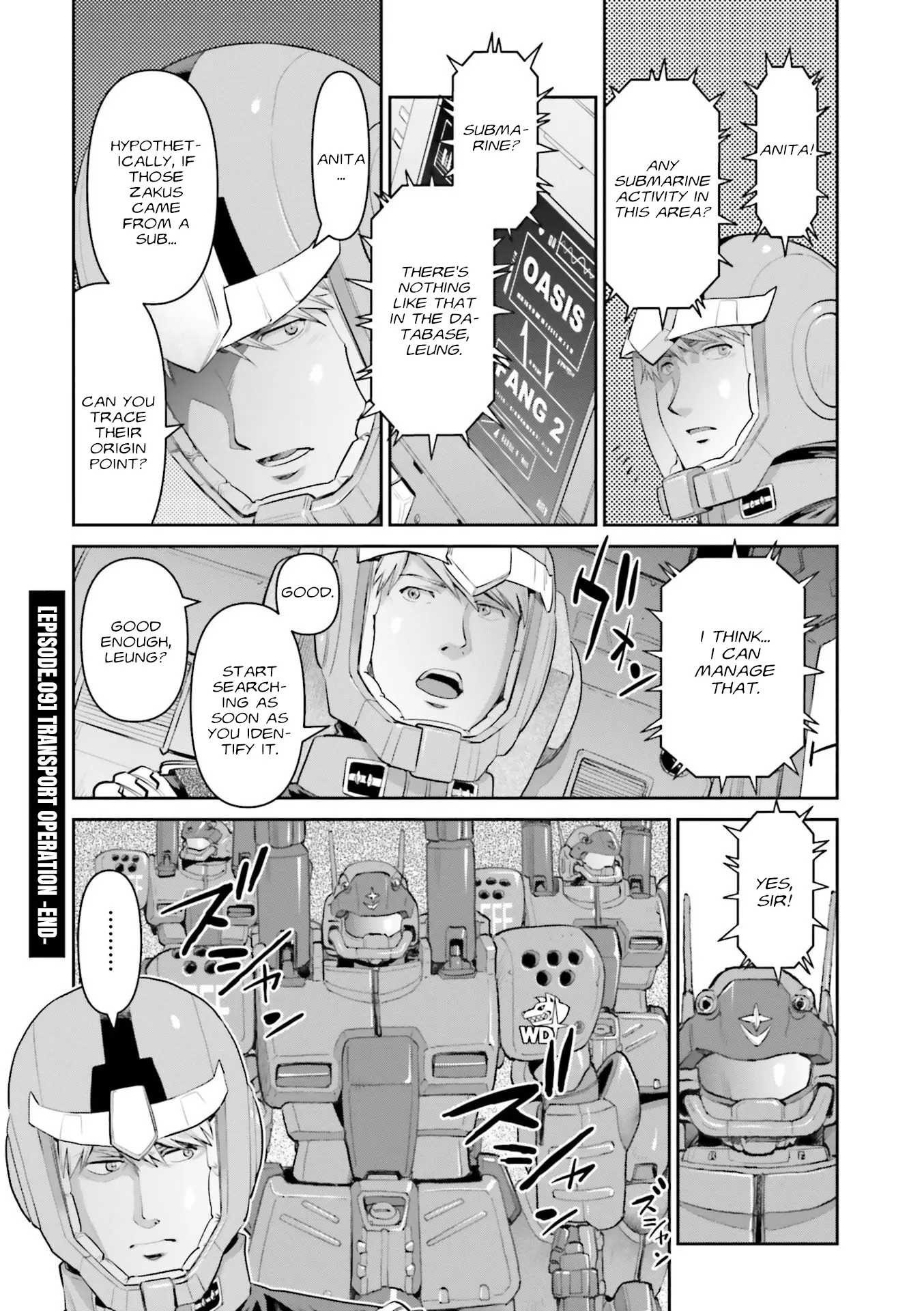 Mobile Suit Gundam Ground Zero - Rise From The Ashes - Vol.2 Chapter 9: Transport Operation