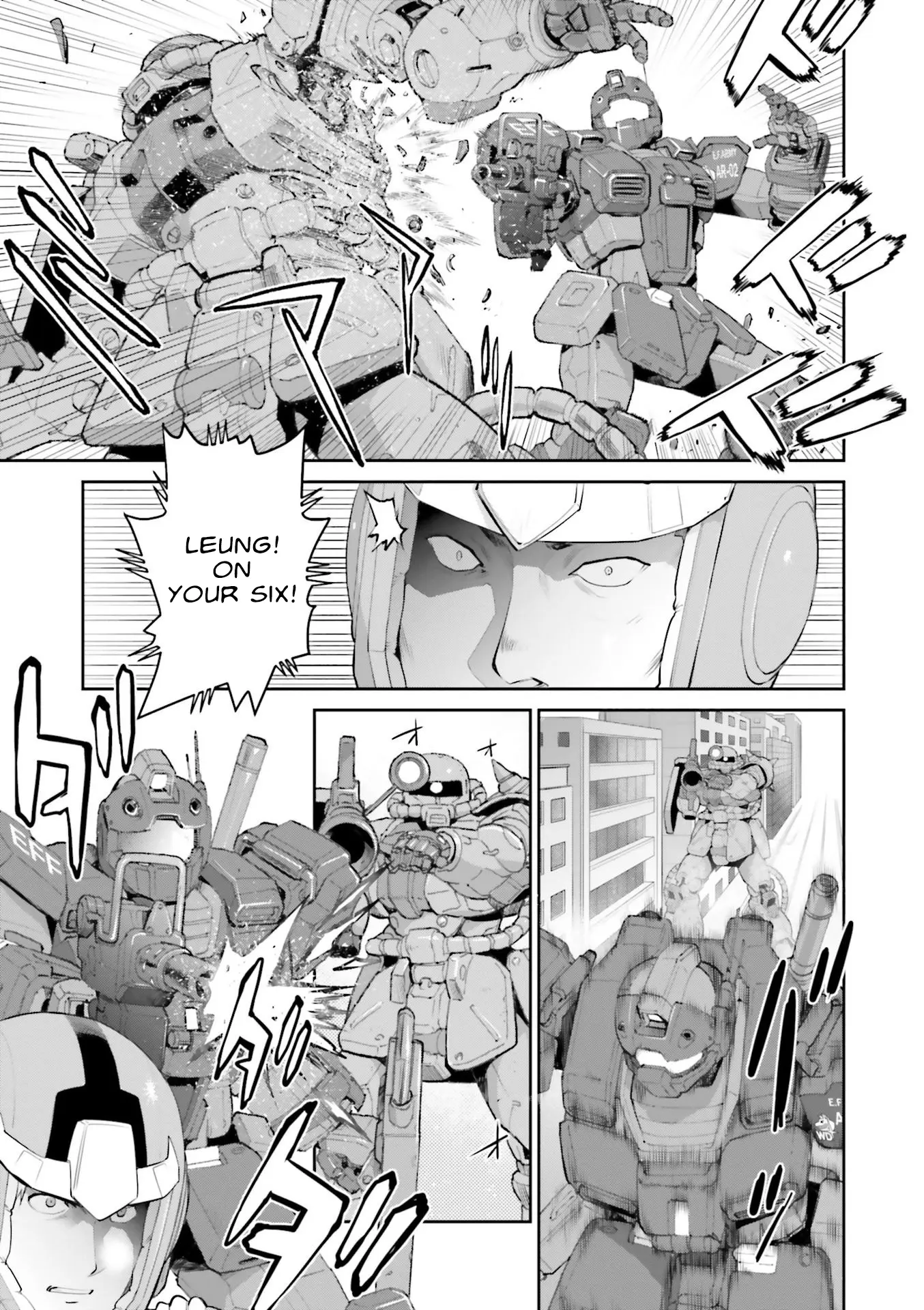 Mobile Suit Gundam Ground Zero - Rise From The Ashes - Vol.2 Chapter 5: Negotiations