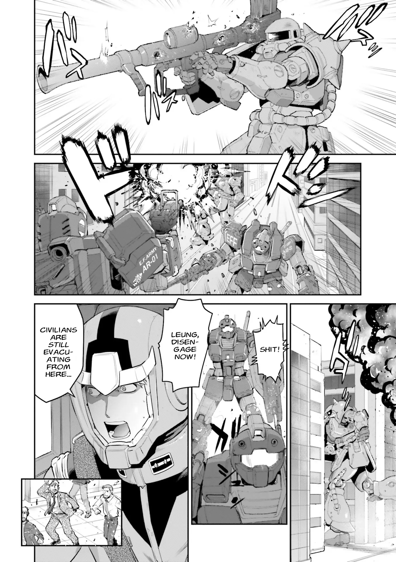 Mobile Suit Gundam Ground Zero - Rise From The Ashes - Vol.2 Chapter 5: Negotiations