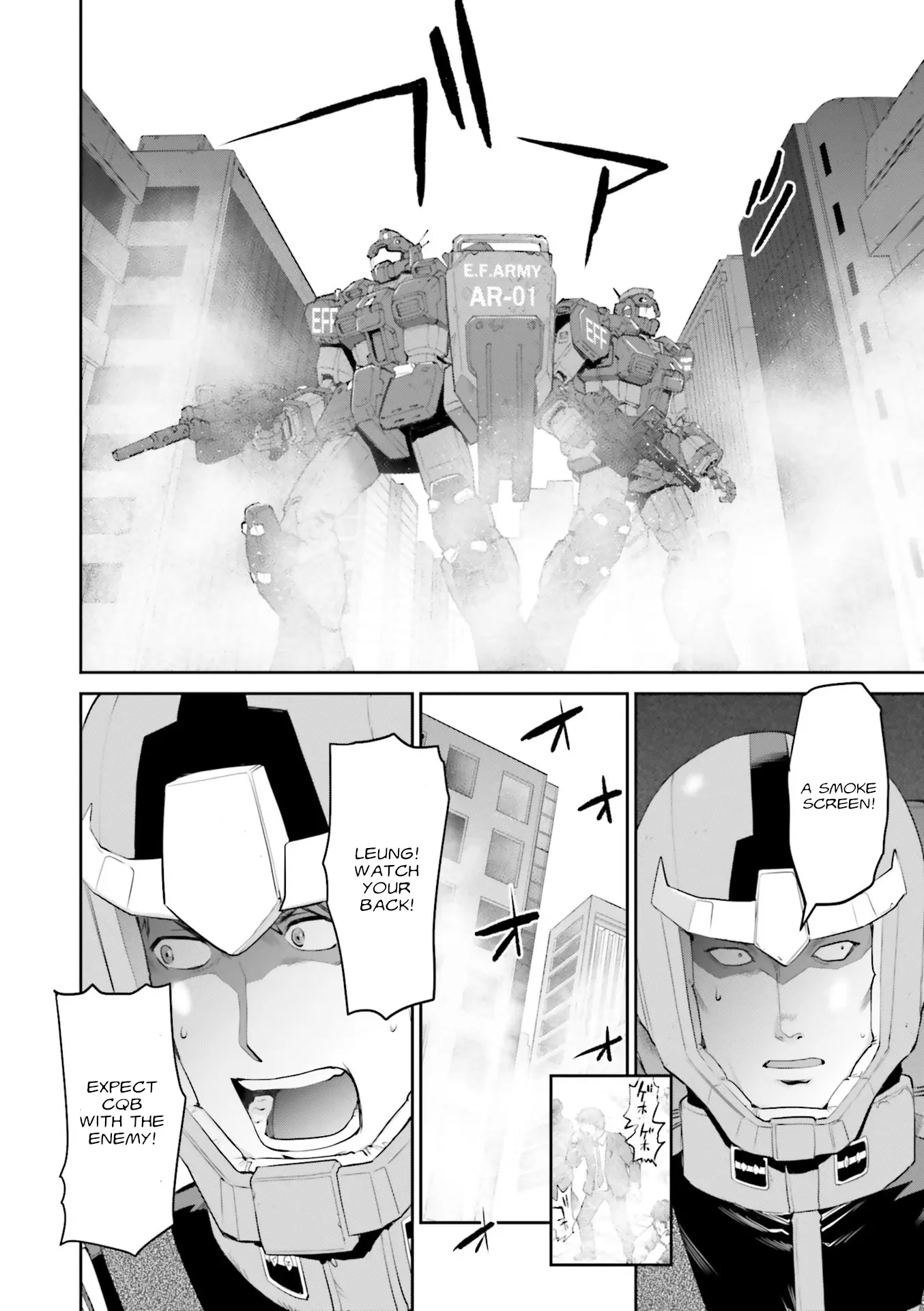 Mobile Suit Gundam Ground Zero - Rise From The Ashes - Vol.2 Chapter 5: Negotiations