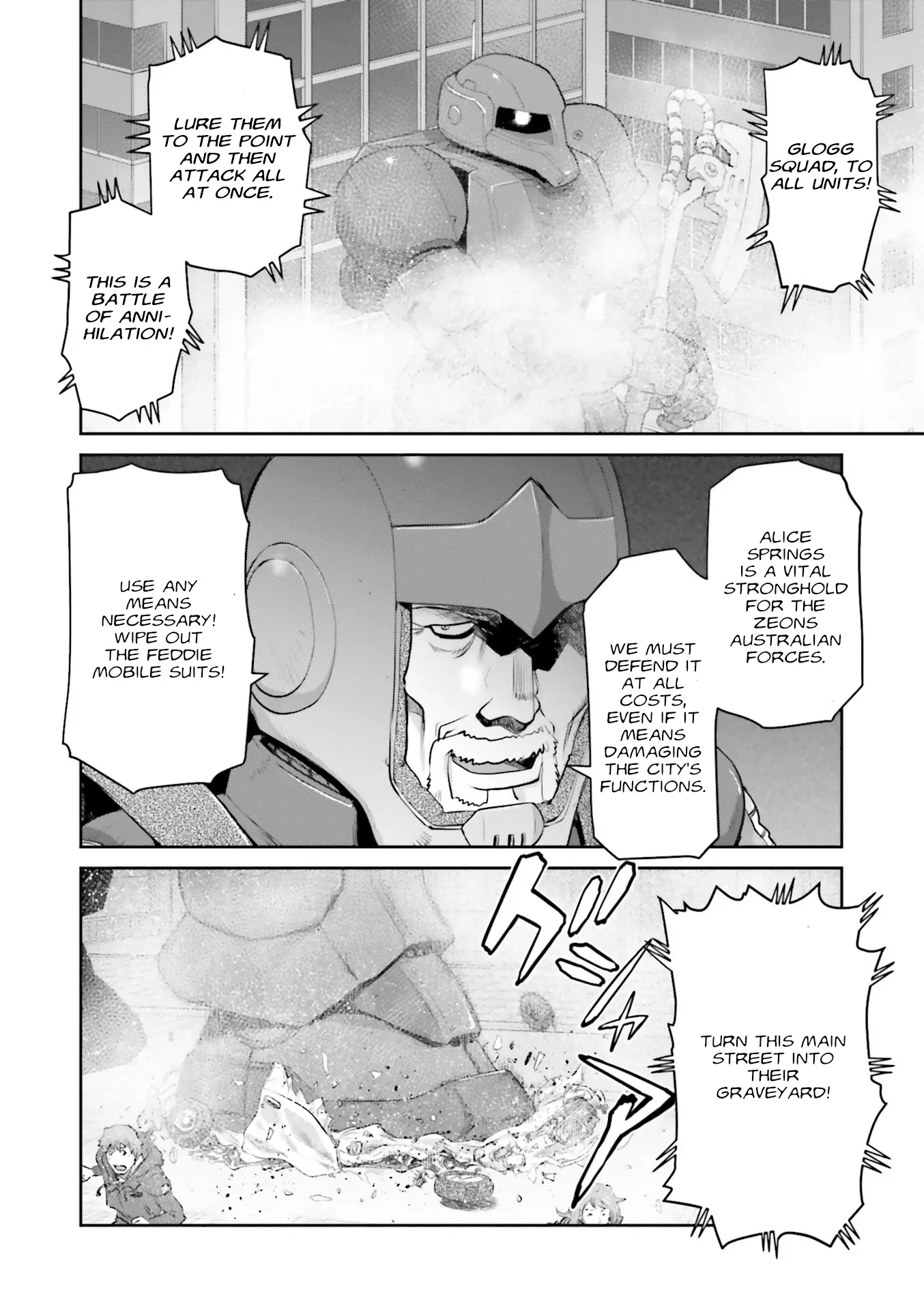 Mobile Suit Gundam Ground Zero - Rise From The Ashes - Vol.2 Chapter 5: Negotiations