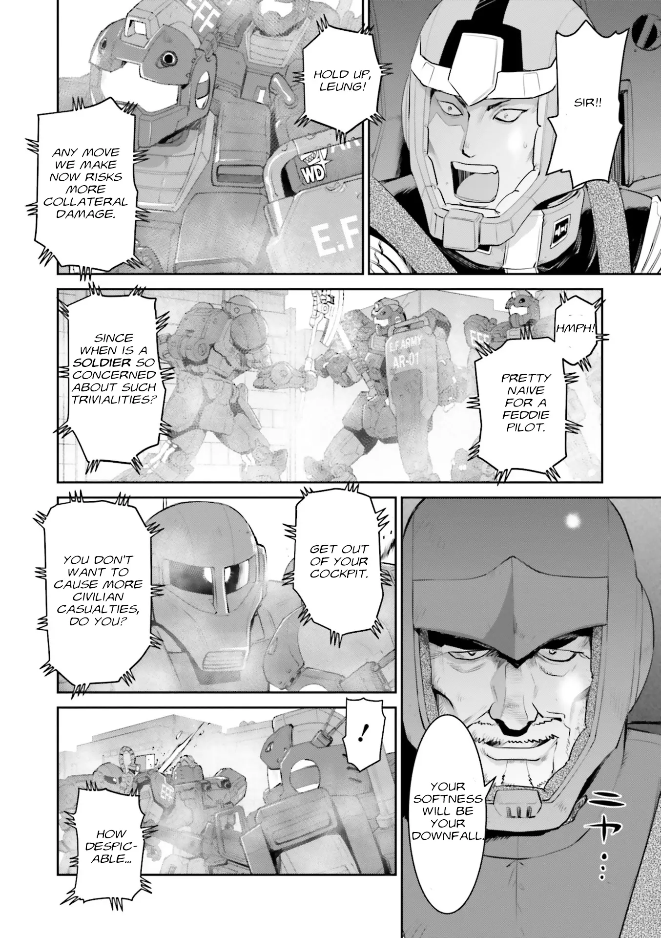 Mobile Suit Gundam Ground Zero - Rise From The Ashes - Vol.2 Chapter 5: Negotiations