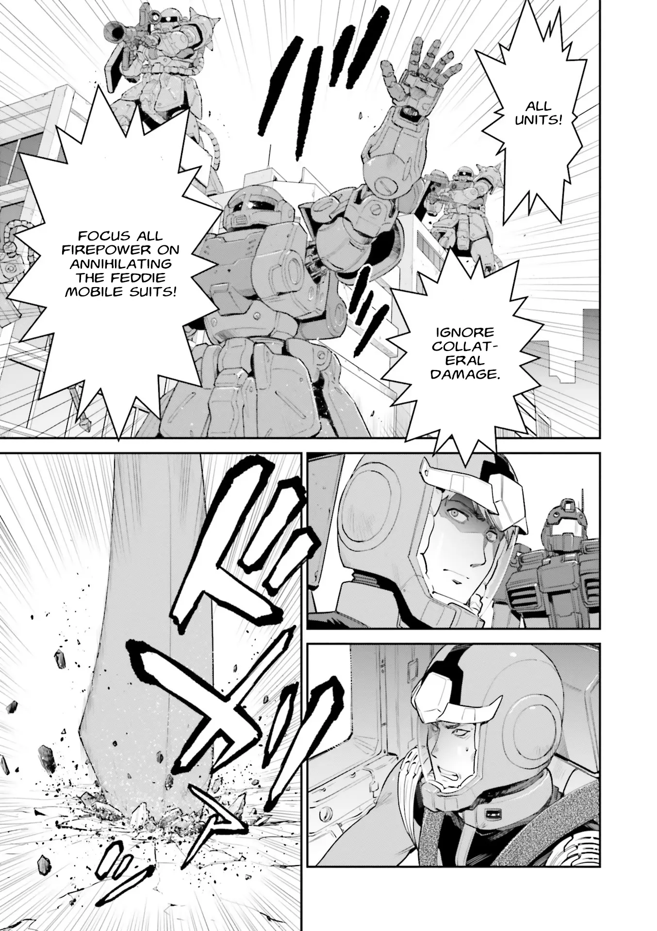 Mobile Suit Gundam Ground Zero - Rise From The Ashes - Vol.2 Chapter 5: Negotiations