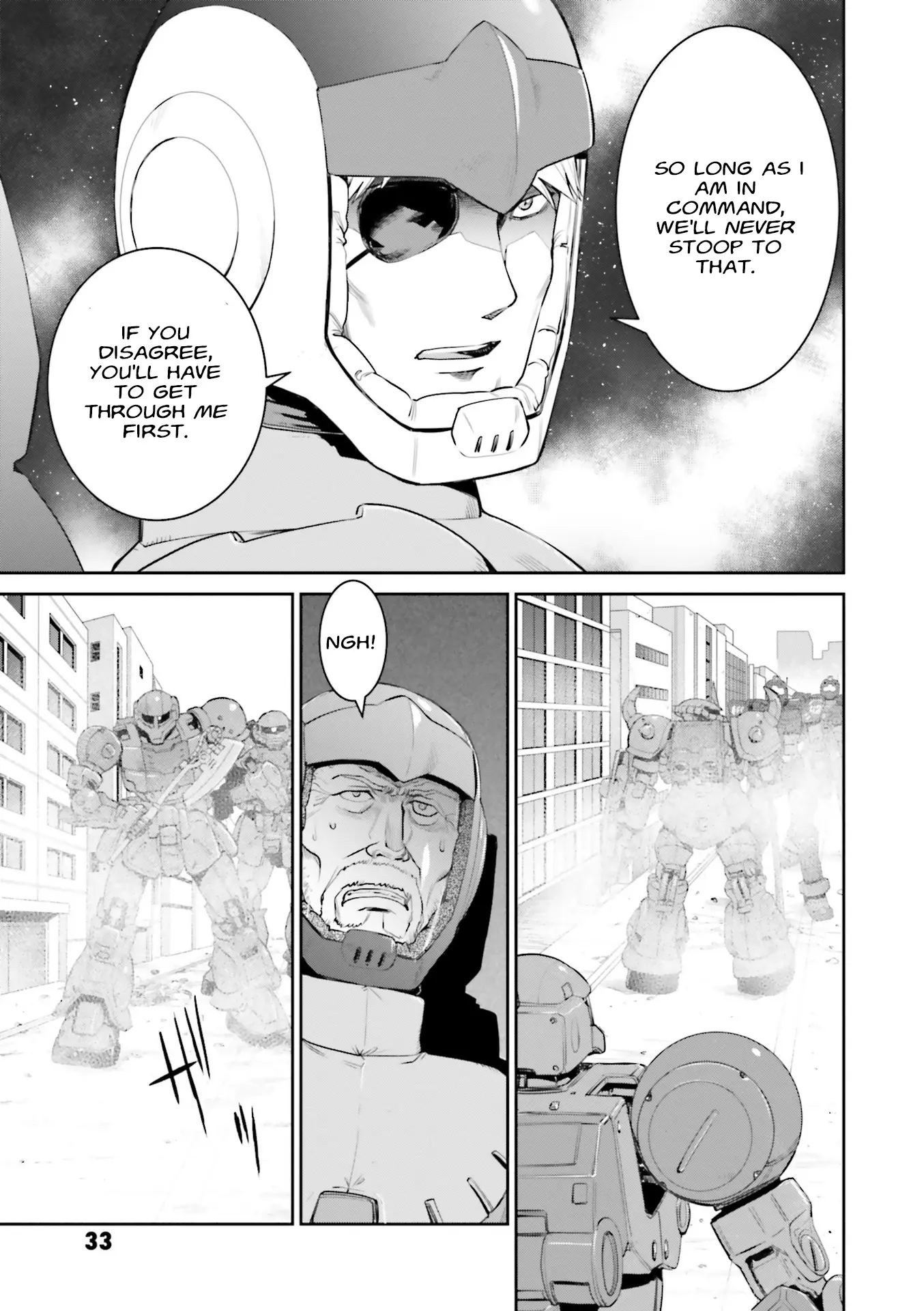 Mobile Suit Gundam Ground Zero - Rise From The Ashes - Vol.2 Chapter 5: Negotiations