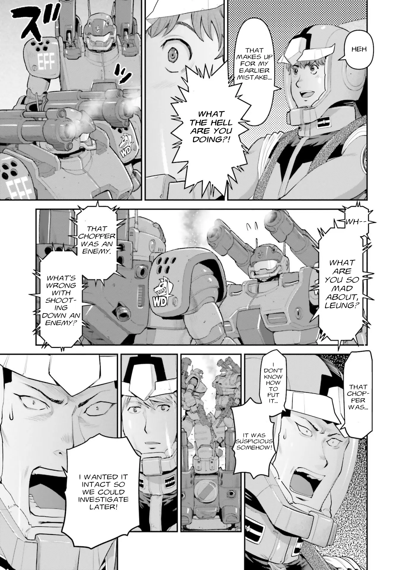 Mobile Suit Gundam Ground Zero - Rise From The Ashes - Vol.2 Chapter 10: Matchi-Manitou Pursuit