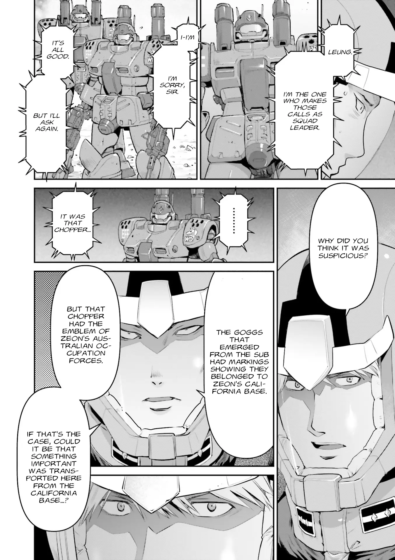 Mobile Suit Gundam Ground Zero - Rise From The Ashes - Vol.2 Chapter 10: Matchi-Manitou Pursuit