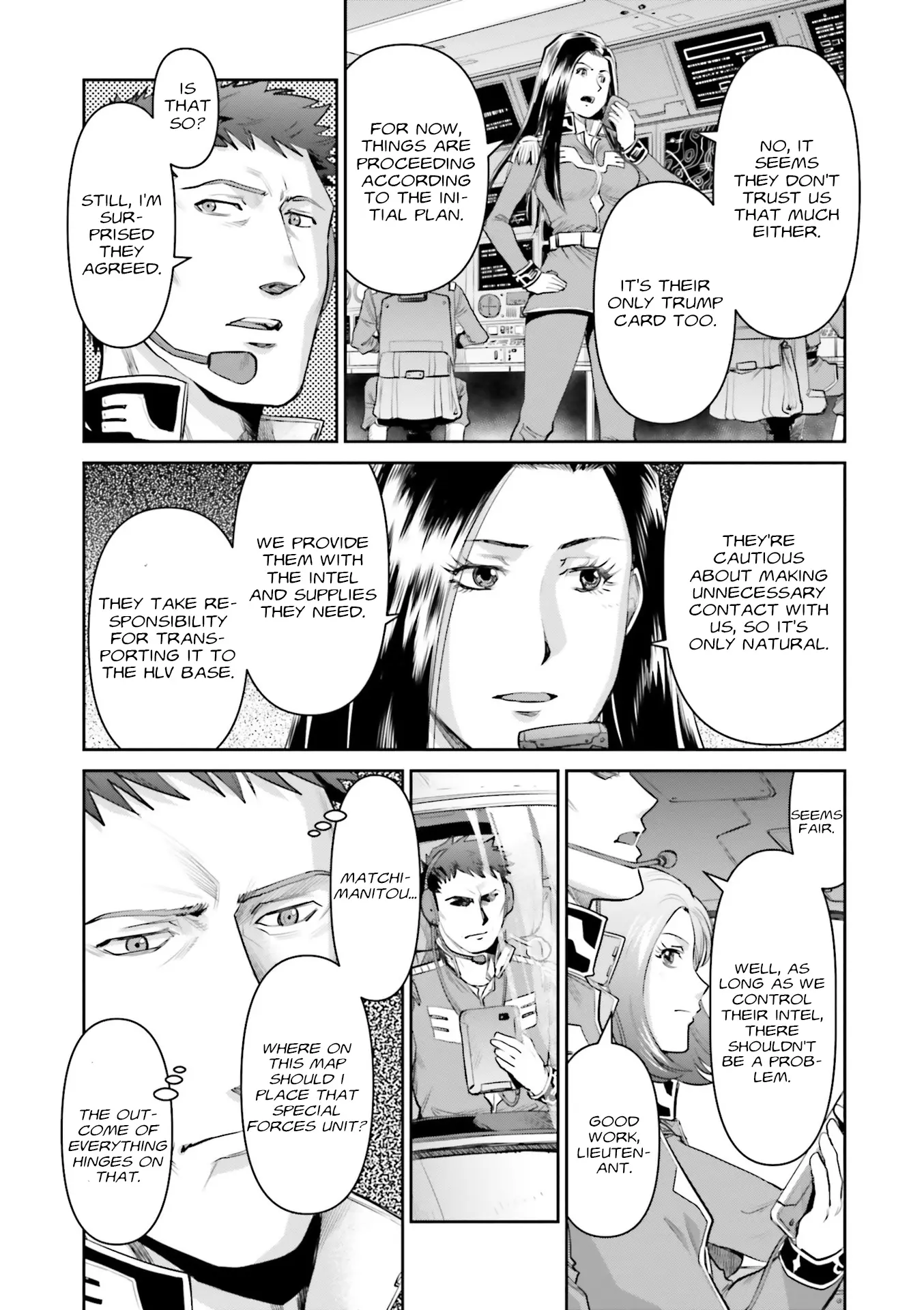 Mobile Suit Gundam Ground Zero - Rise From The Ashes - Vol.2 Chapter 10: Matchi-Manitou Pursuit