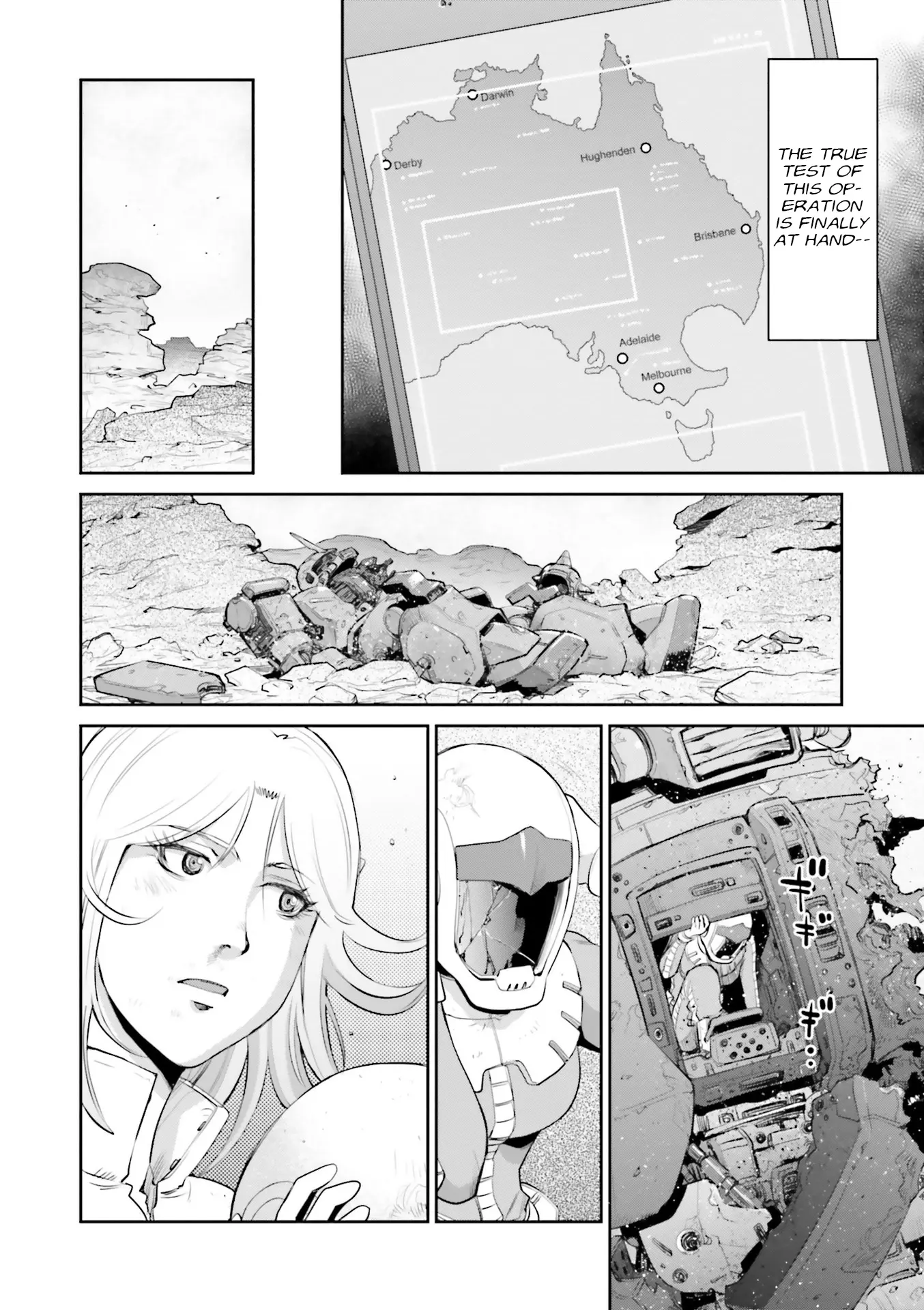 Mobile Suit Gundam Ground Zero - Rise From The Ashes - Vol.2 Chapter 10: Matchi-Manitou Pursuit