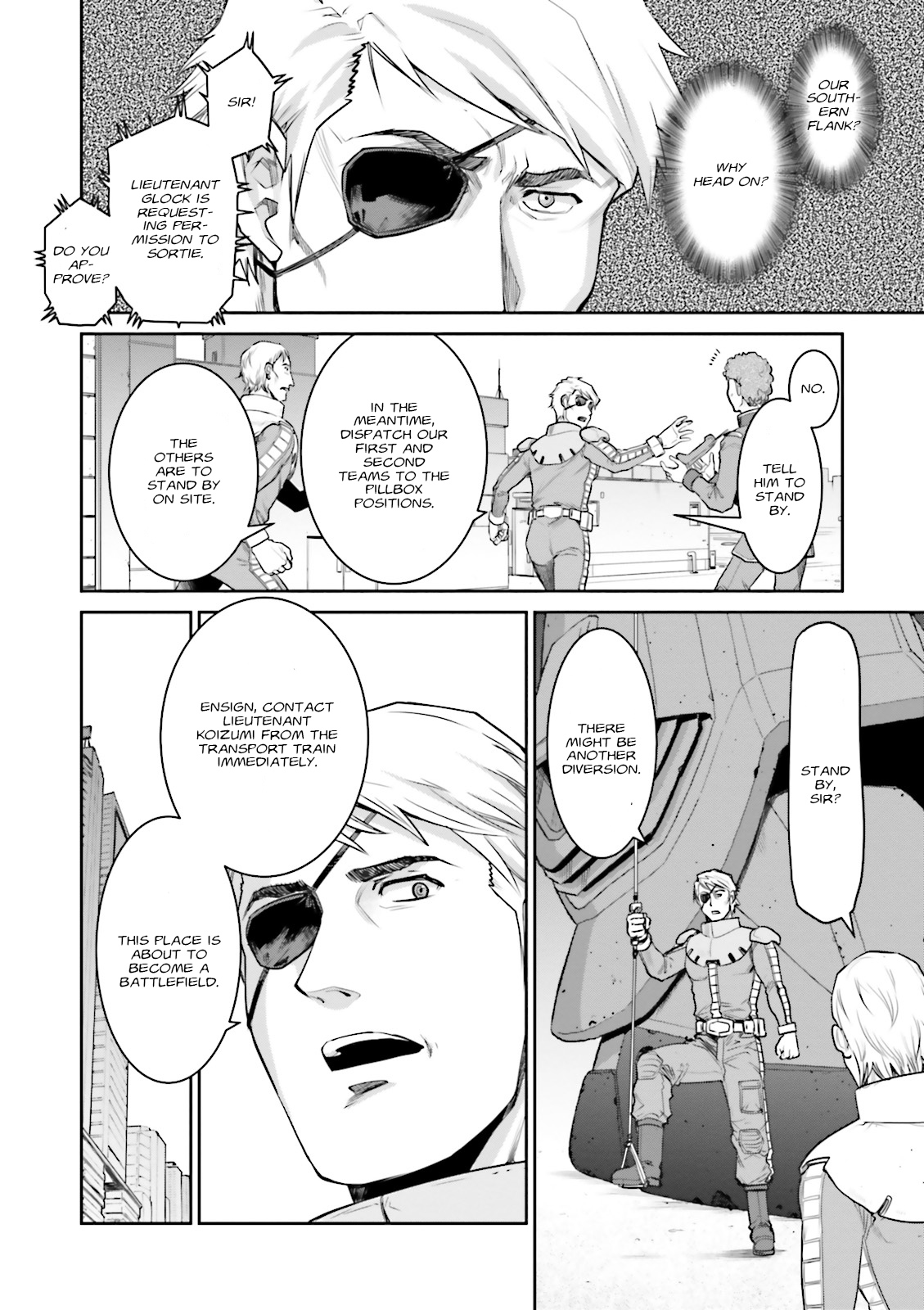 Mobile Suit Gundam Ground Zero - Rise From The Ashes - Vol.1 Chapter 4: Battle