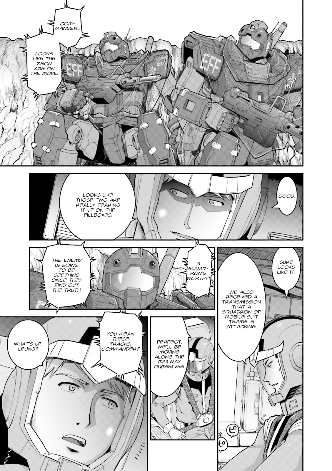 Mobile Suit Gundam Ground Zero - Rise From The Ashes - Vol.1 Chapter 4: Battle