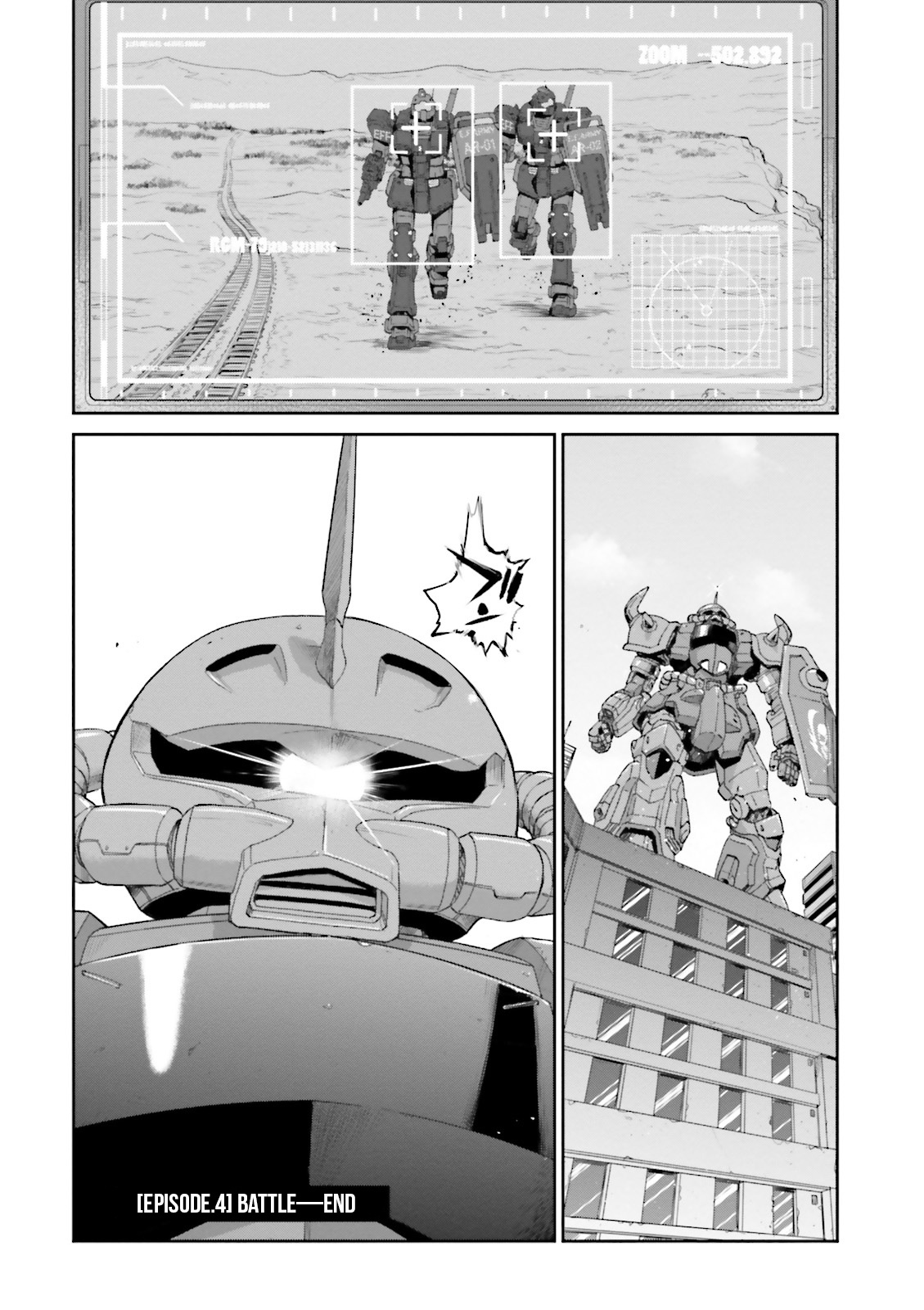 Mobile Suit Gundam Ground Zero - Rise From The Ashes - Vol.1 Chapter 4: Battle