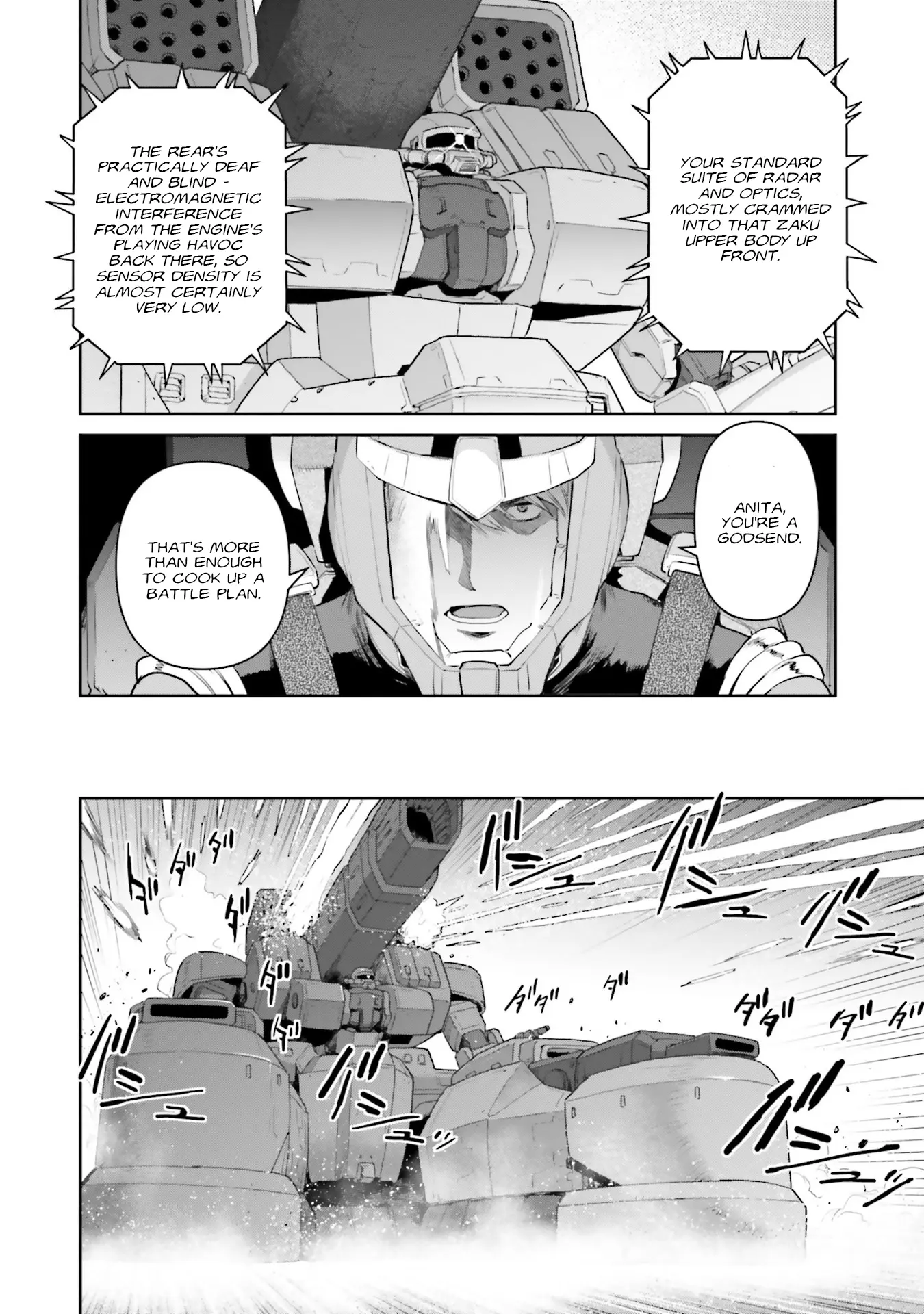 Mobile Suit Gundam Ground Zero - Rise From The Ashes - Vol.4 Chapter 19: Rhinosaurus