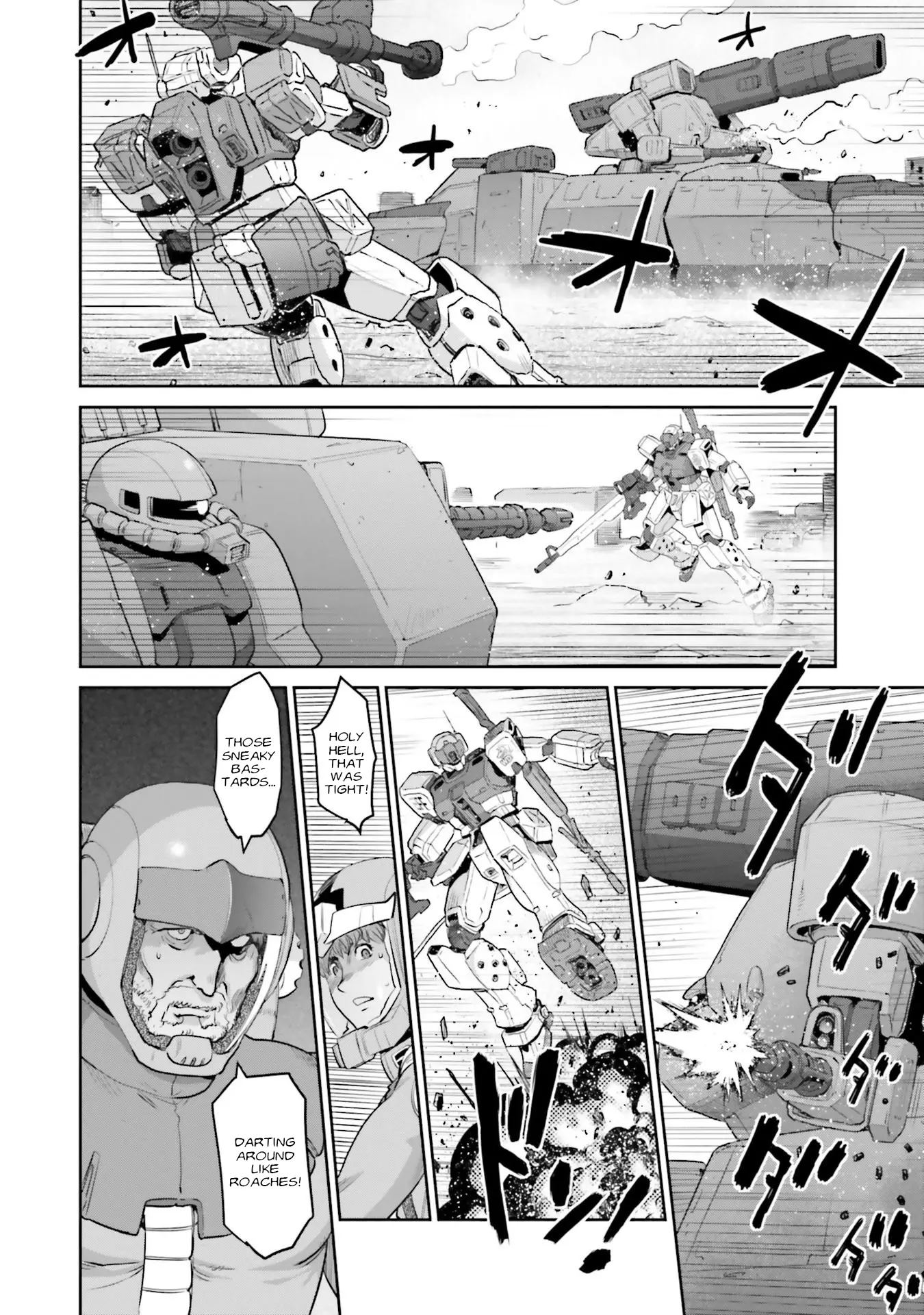 Mobile Suit Gundam Ground Zero - Rise From The Ashes - Vol.4 Chapter 19: Rhinosaurus