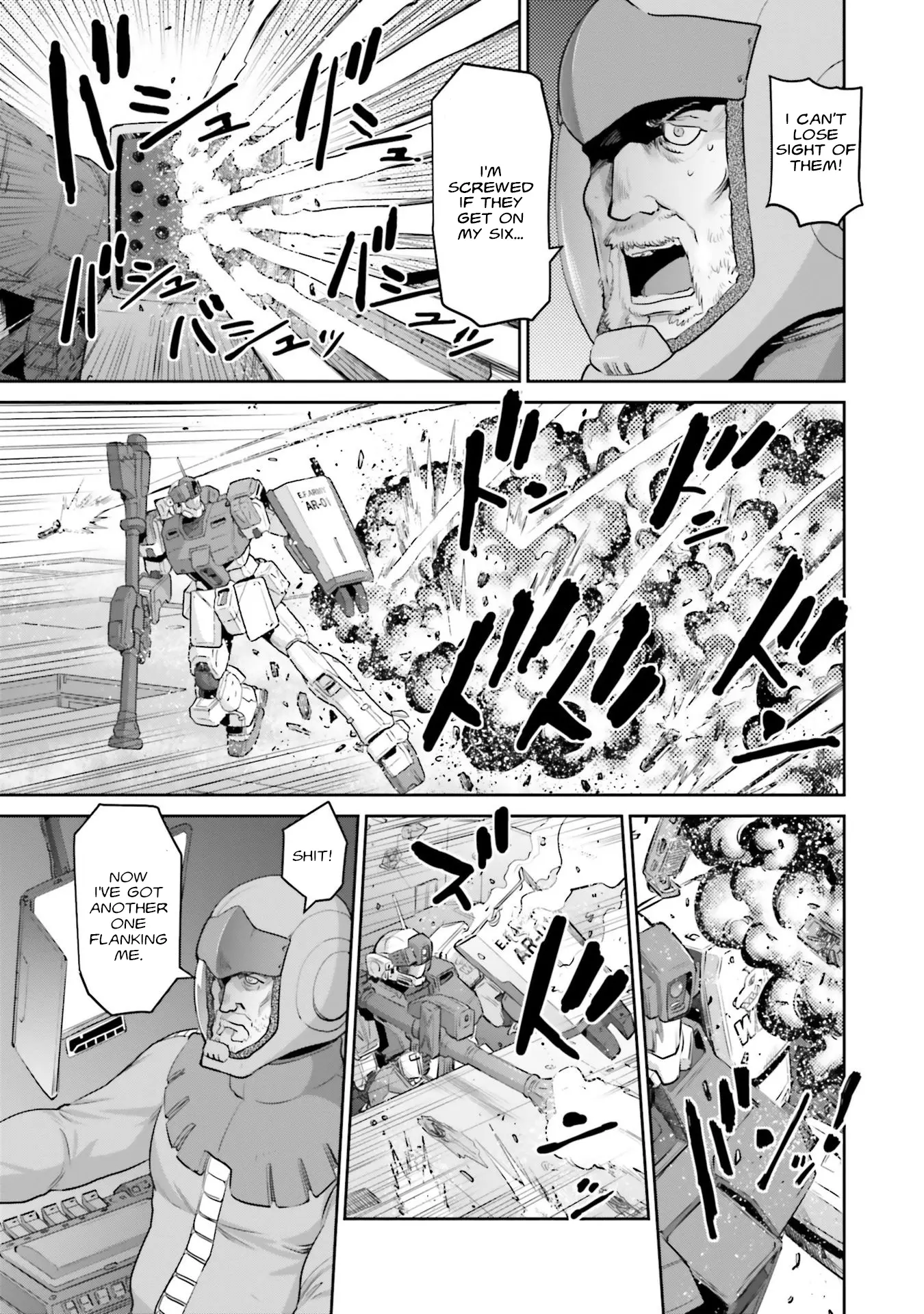 Mobile Suit Gundam Ground Zero - Rise From The Ashes - Vol.4 Chapter 19: Rhinosaurus