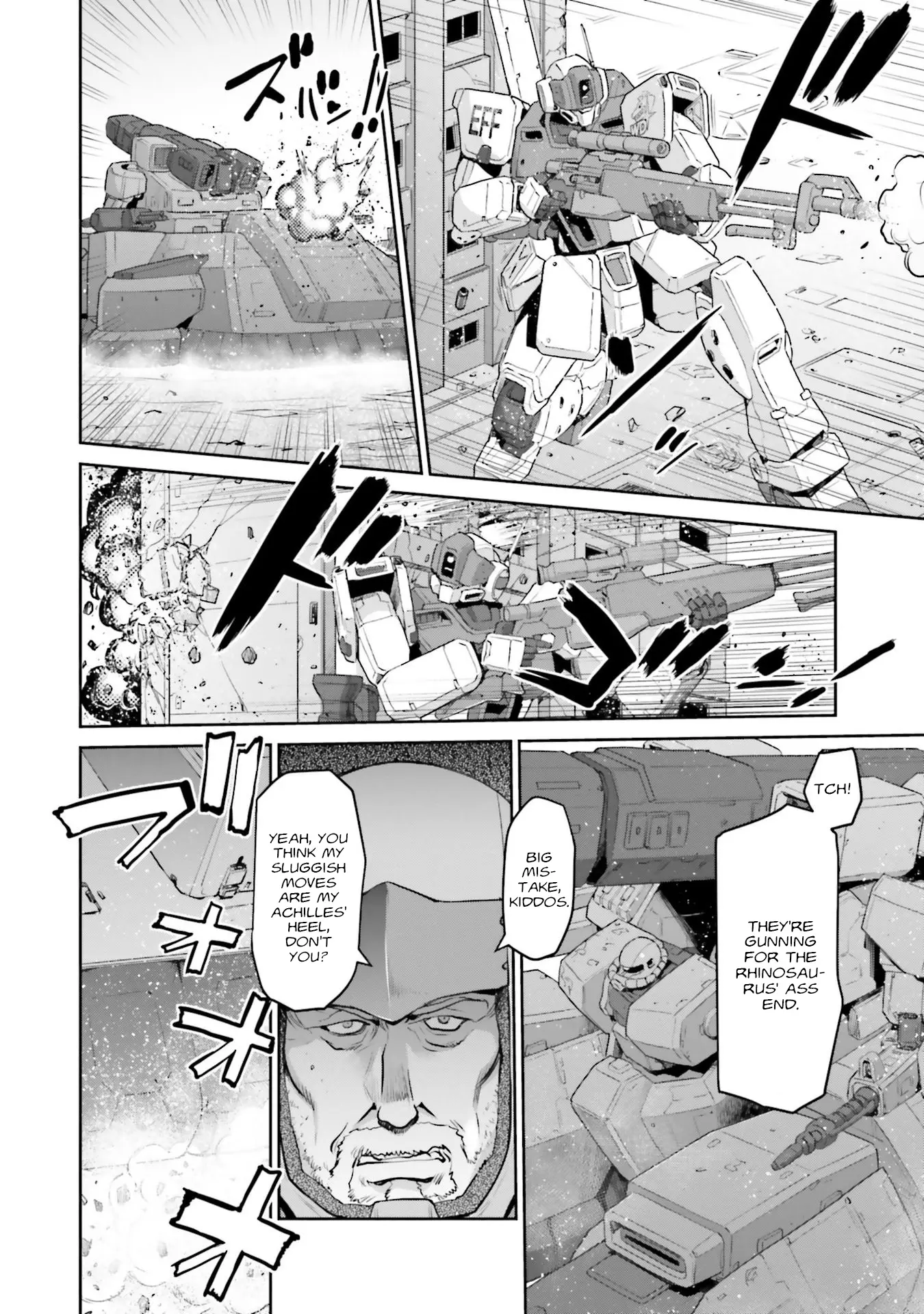 Mobile Suit Gundam Ground Zero - Rise From The Ashes - Vol.4 Chapter 19: Rhinosaurus