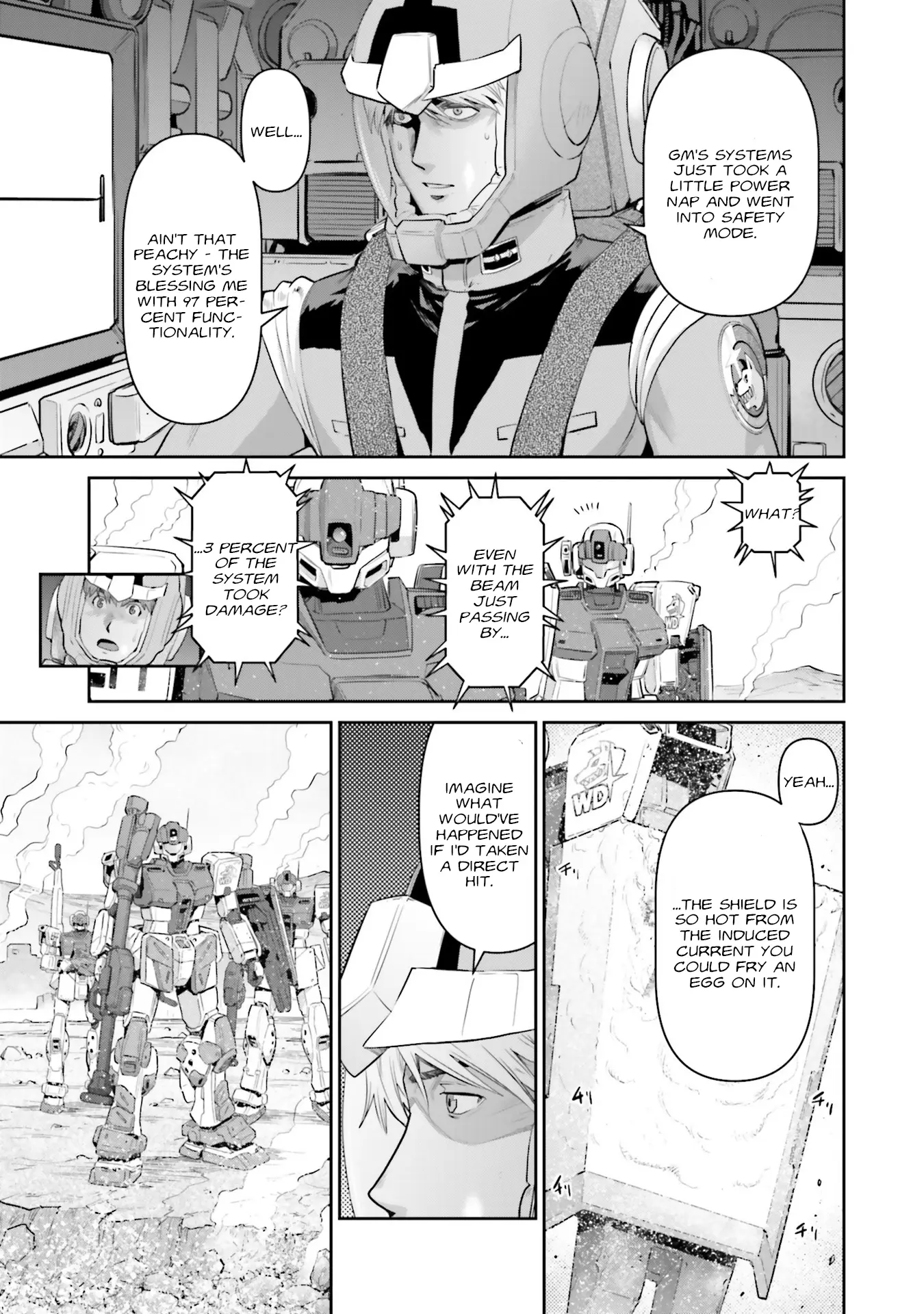 Mobile Suit Gundam Ground Zero - Rise From The Ashes - Vol.4 Chapter 19: Rhinosaurus