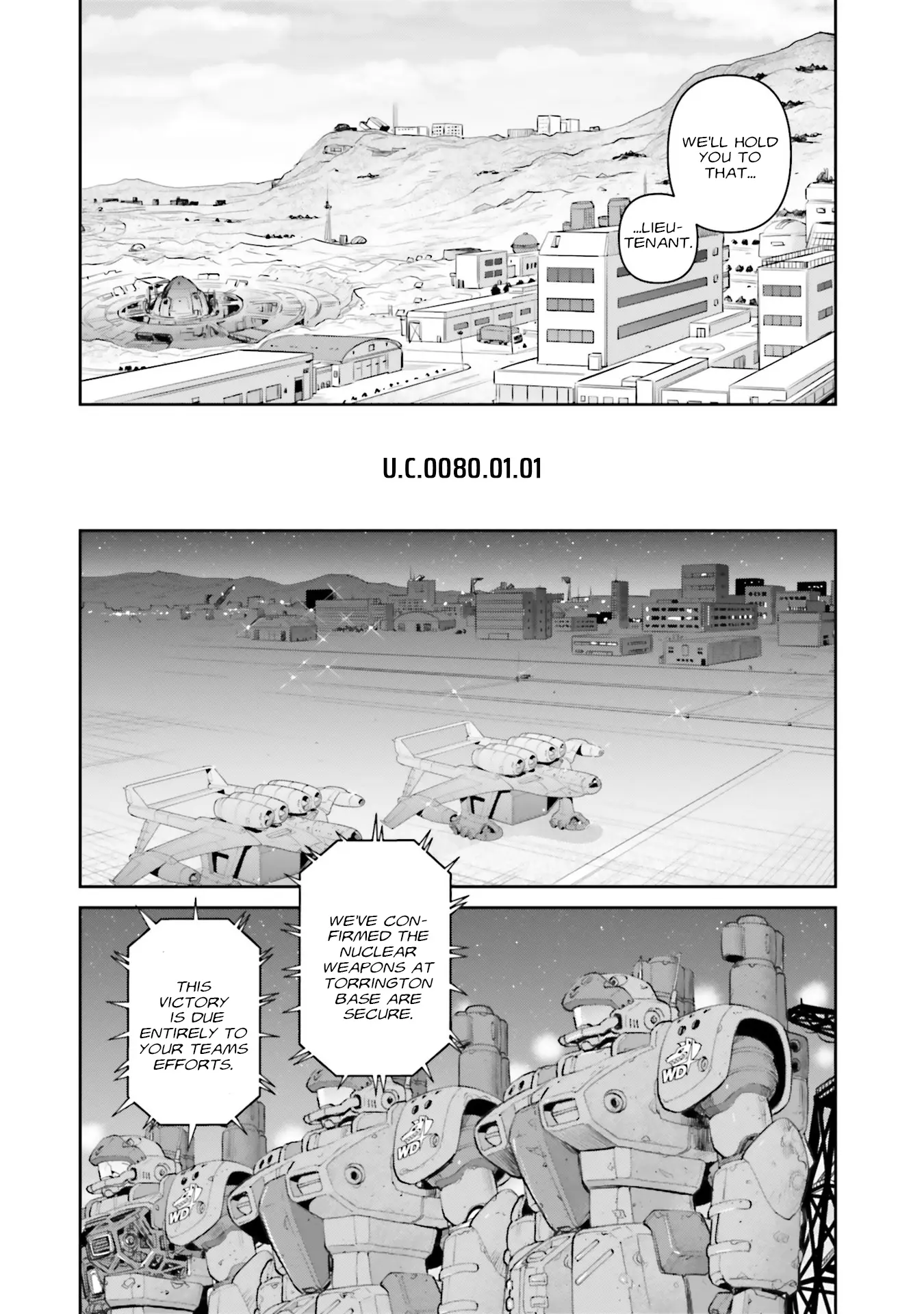 Mobile Suit Gundam Ground Zero - Rise From The Ashes - Vol.3 Chapter 15: Eve Of The Final Battle