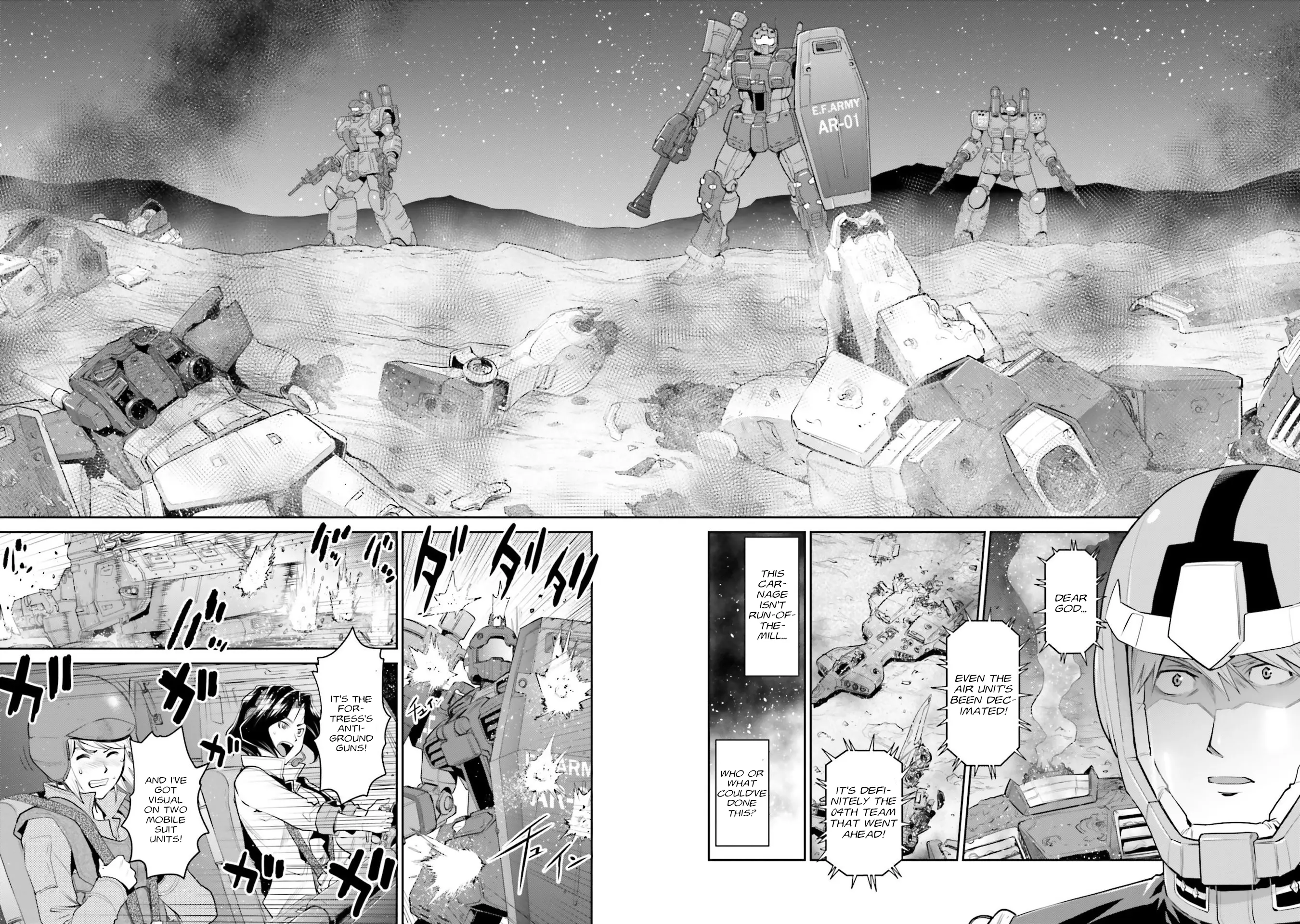 Mobile Suit Gundam Ground Zero - Rise From The Ashes - Vol.3 Chapter 15: Eve Of The Final Battle