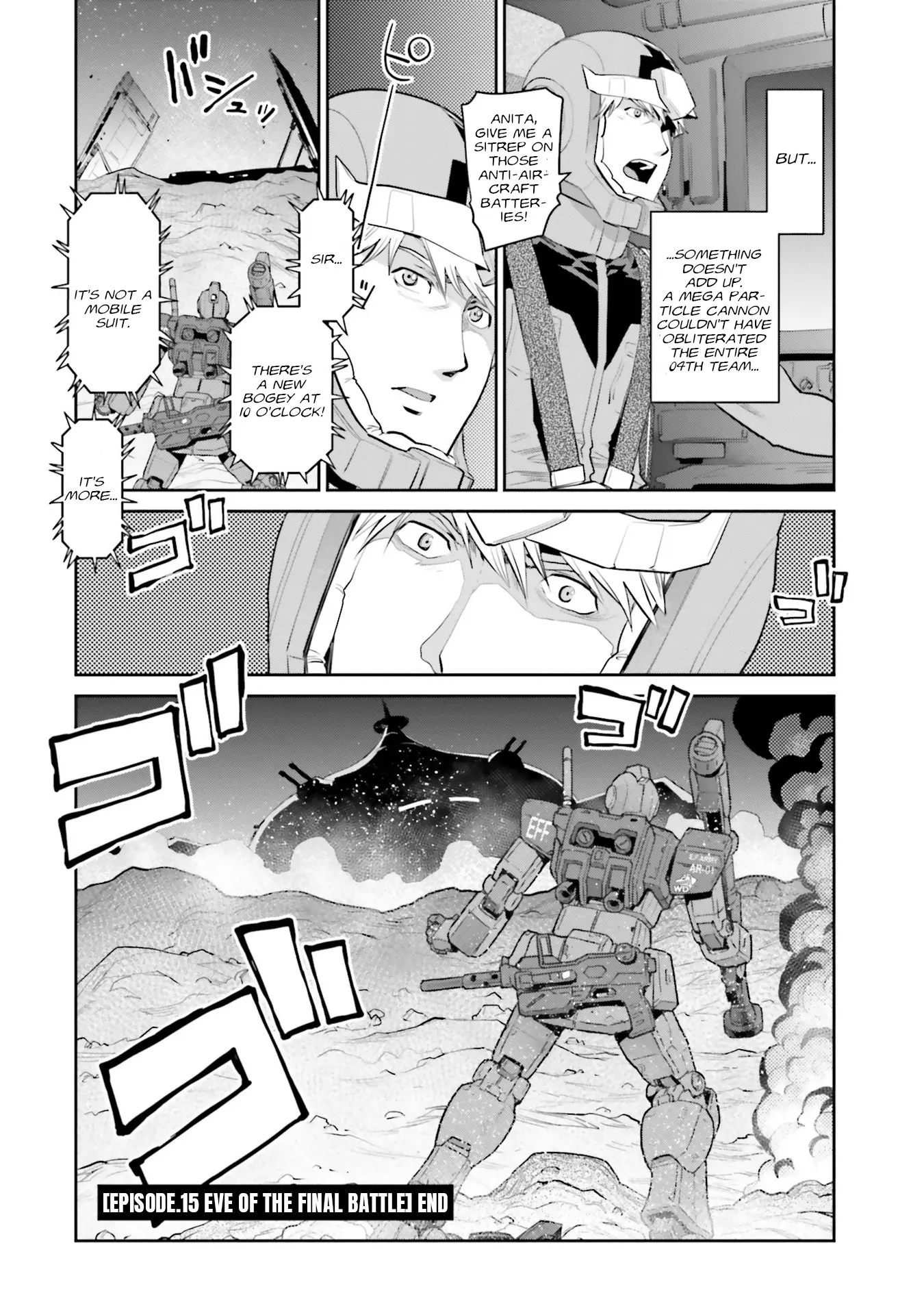 Mobile Suit Gundam Ground Zero - Rise From The Ashes - Vol.3 Chapter 15: Eve Of The Final Battle