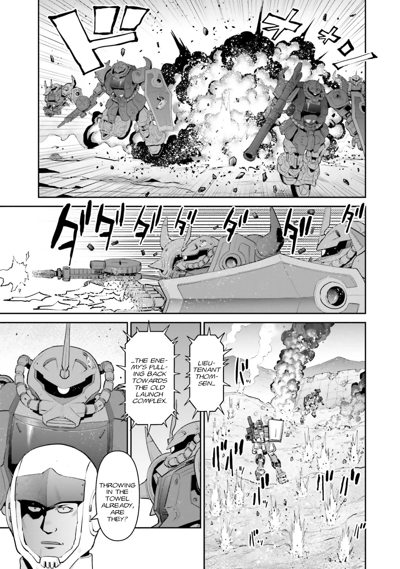 Mobile Suit Gundam Ground Zero - Rise From The Ashes - Vol.4 Chapter 18: Diversionary Tactics