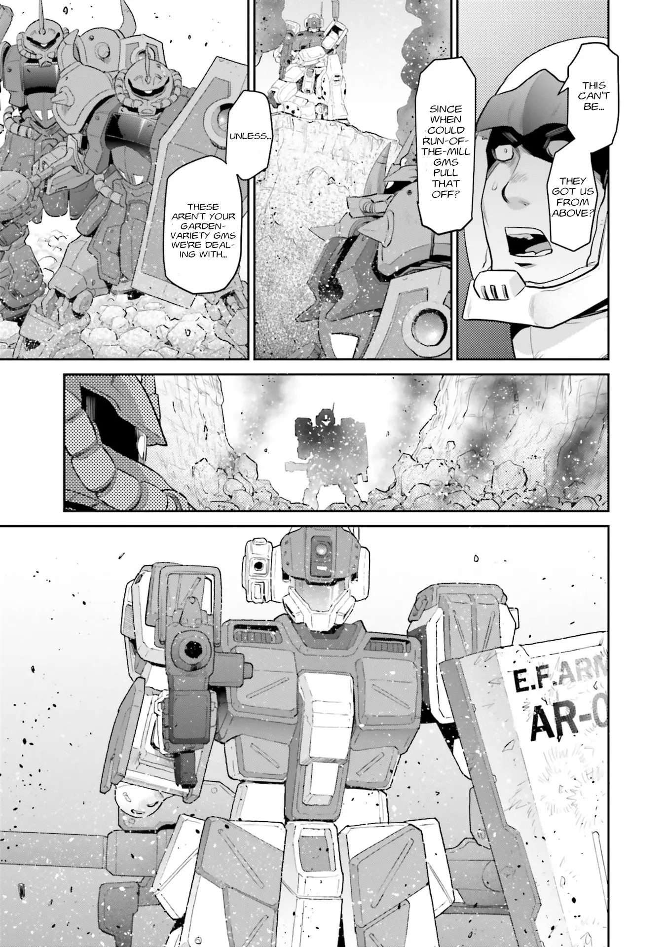 Mobile Suit Gundam Ground Zero - Rise From The Ashes - Vol.4 Chapter 18: Diversionary Tactics