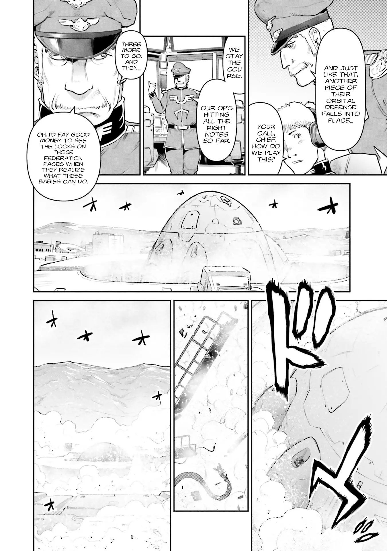 Mobile Suit Gundam Ground Zero - Rise From The Ashes - Vol.4 Chapter 18: Diversionary Tactics