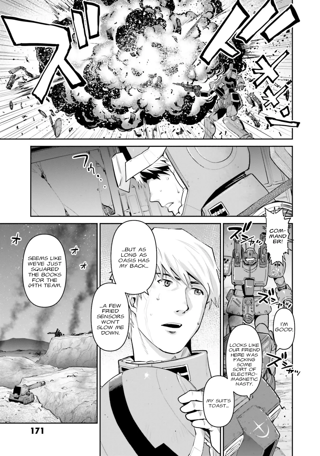 Mobile Suit Gundam Ground Zero - Rise From The Ashes - Vol.3 Chapter 16: Between War And Man