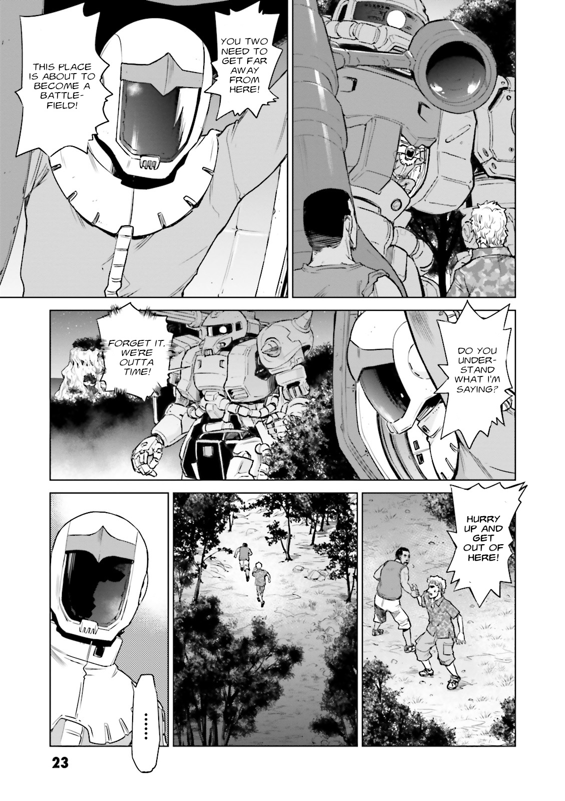 Mobile Suit Gundam Ground Zero - Rise From The Ashes - Vol.1 Chapter 0: Warning Signs