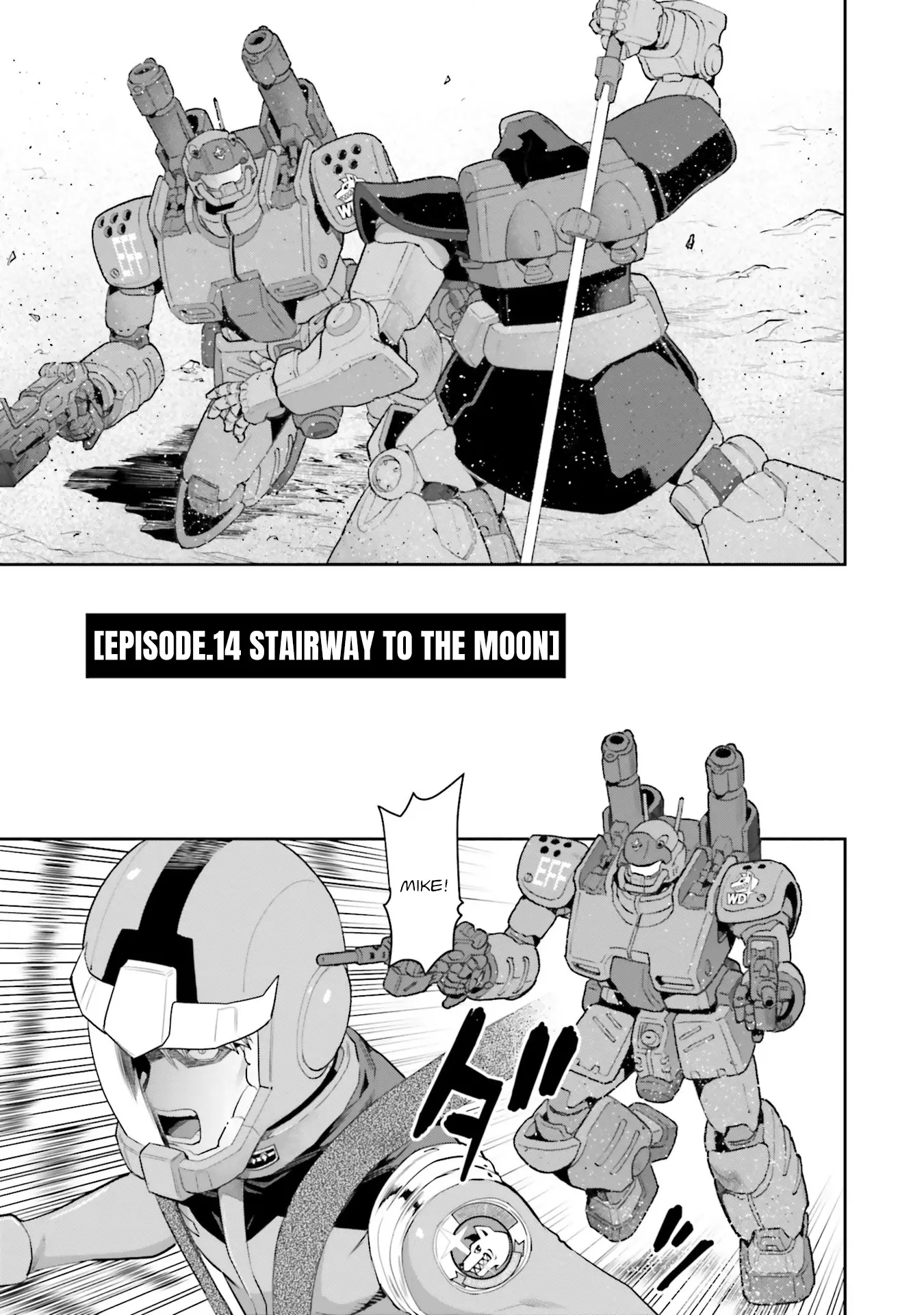 Mobile Suit Gundam Ground Zero - Rise From The Ashes - Vol.3 Chapter 14: Stairway To The Moon