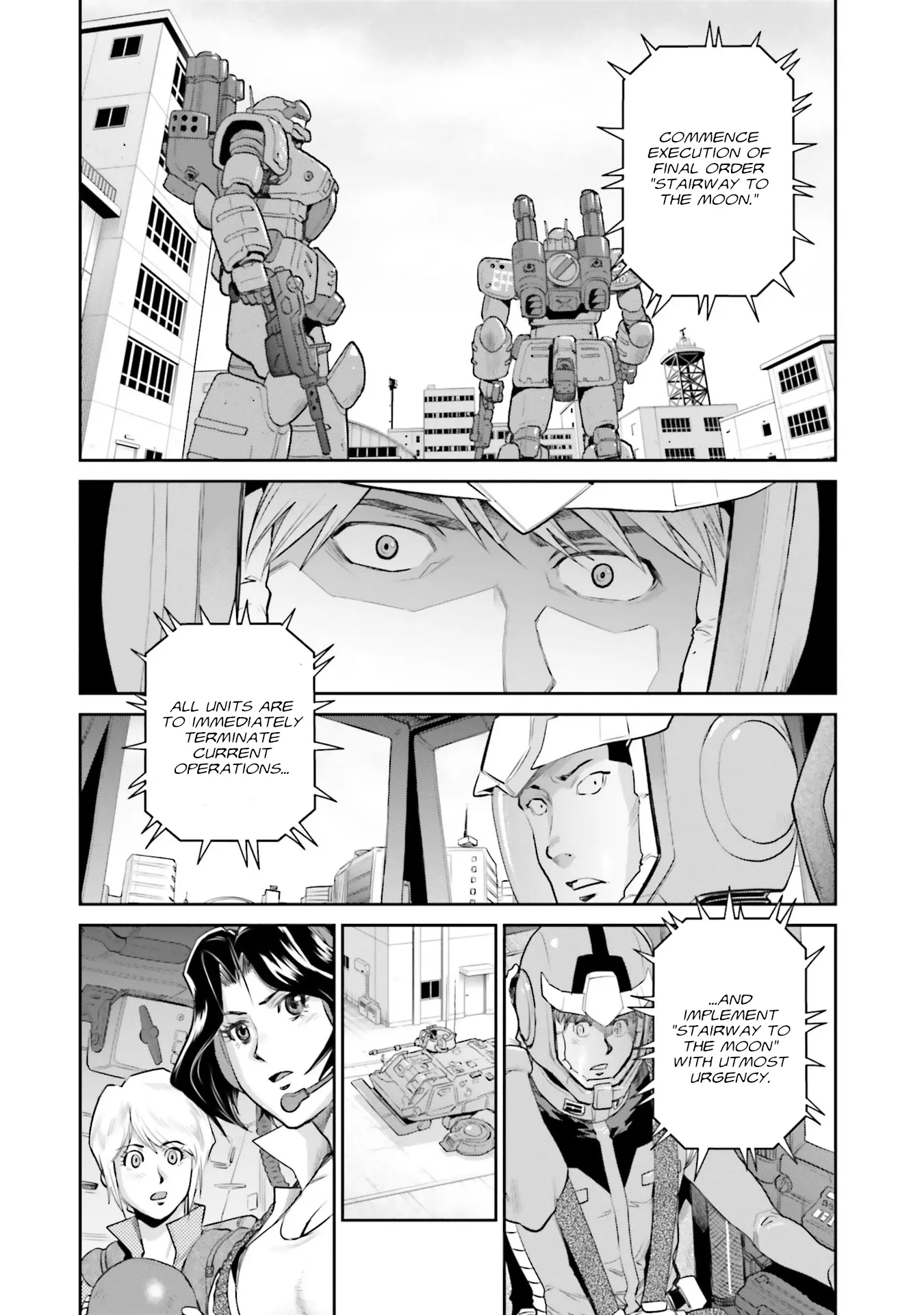 Mobile Suit Gundam Ground Zero - Rise From The Ashes - Vol.3 Chapter 14: Stairway To The Moon