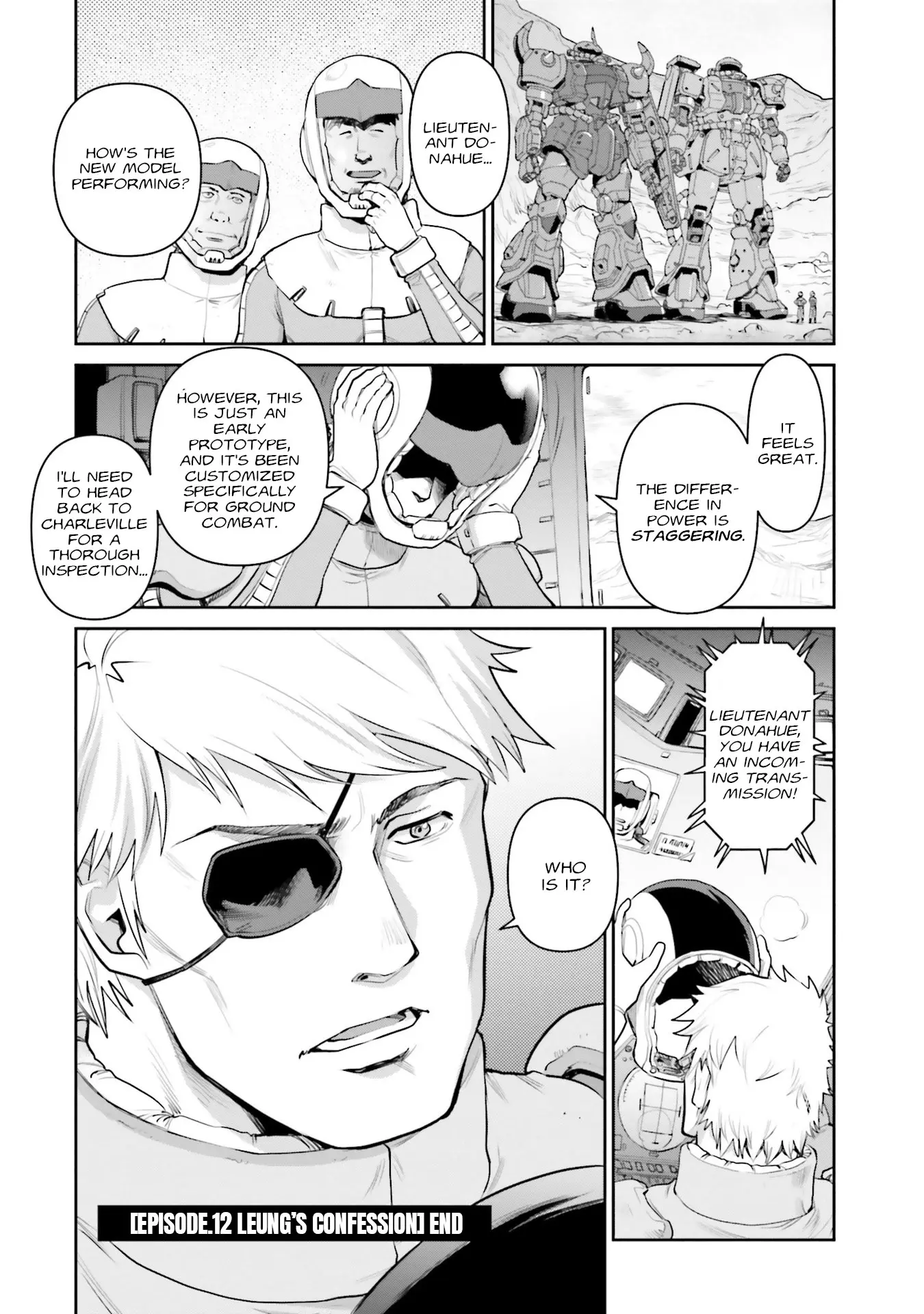 Mobile Suit Gundam Ground Zero - Rise From The Ashes - Vol.3 Chapter 12: Leung's Confession