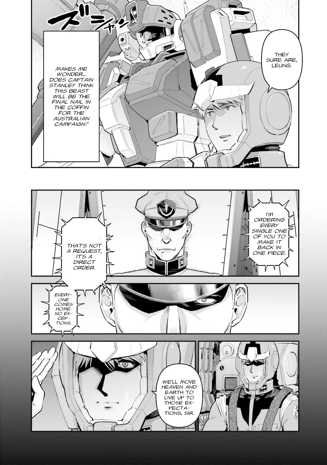 Mobile Suit Gundam Ground Zero - Rise From The Ashes - Vol.4 Chapter 17: An Officer's Pride