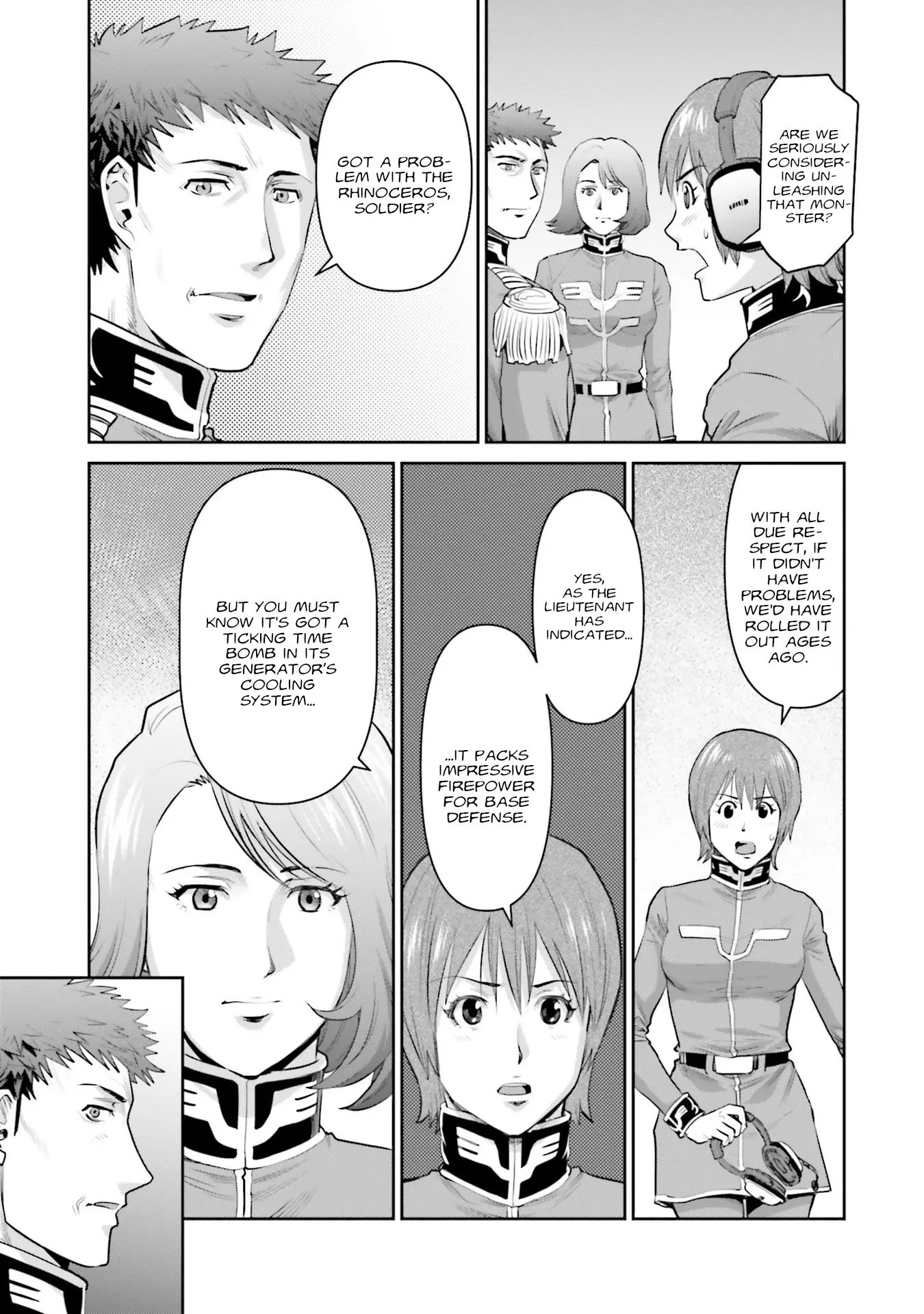 Mobile Suit Gundam Ground Zero - Rise From The Ashes - Vol.4 Chapter 17: An Officer's Pride