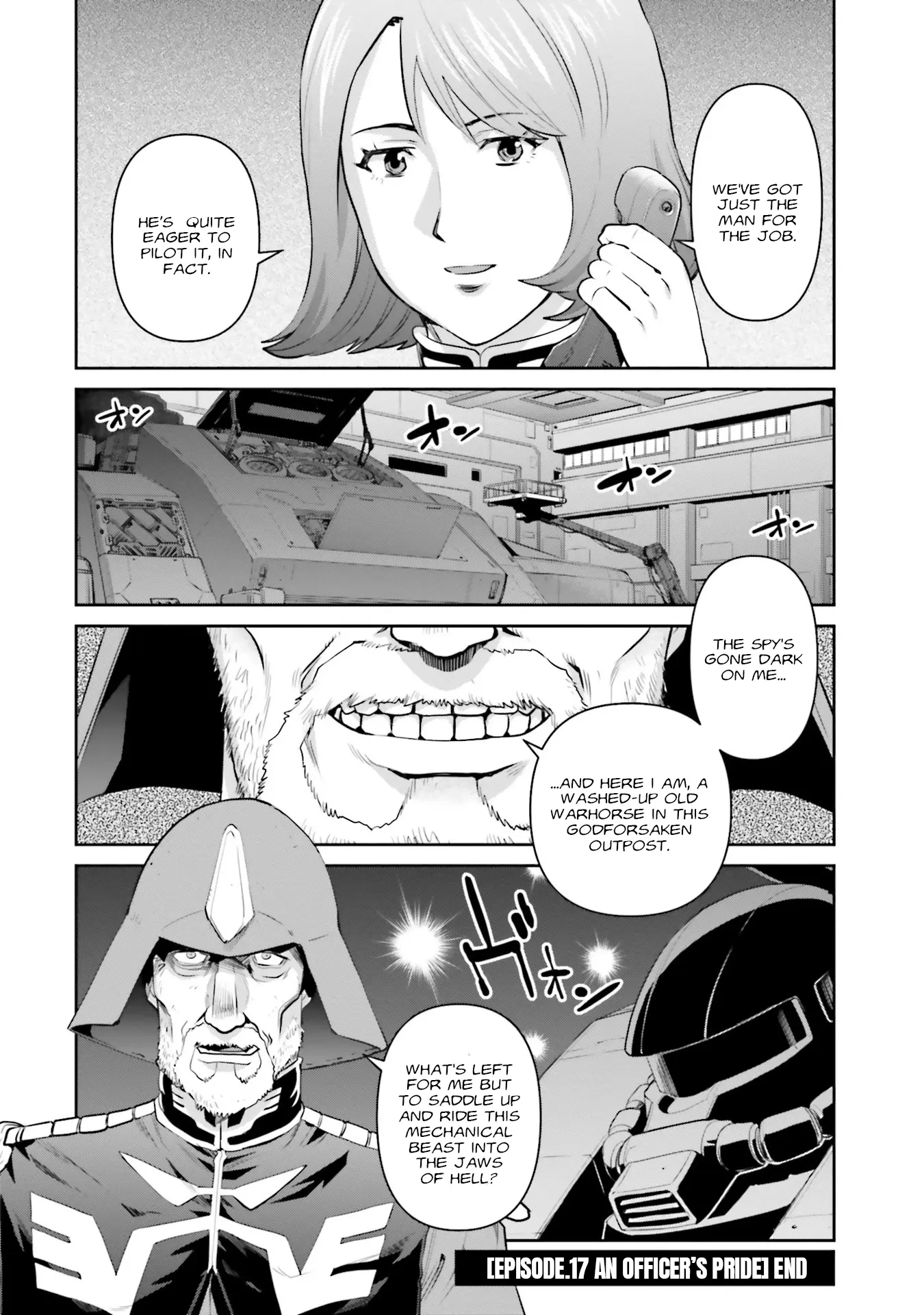 Mobile Suit Gundam Ground Zero - Rise From The Ashes - Vol.4 Chapter 17: An Officer's Pride