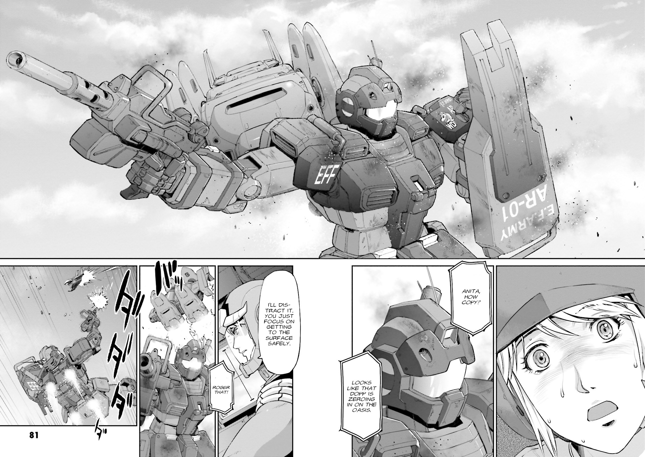 Mobile Suit Gundam Ground Zero - Rise From The Ashes - Vol.1 Chapter 2: Deployment