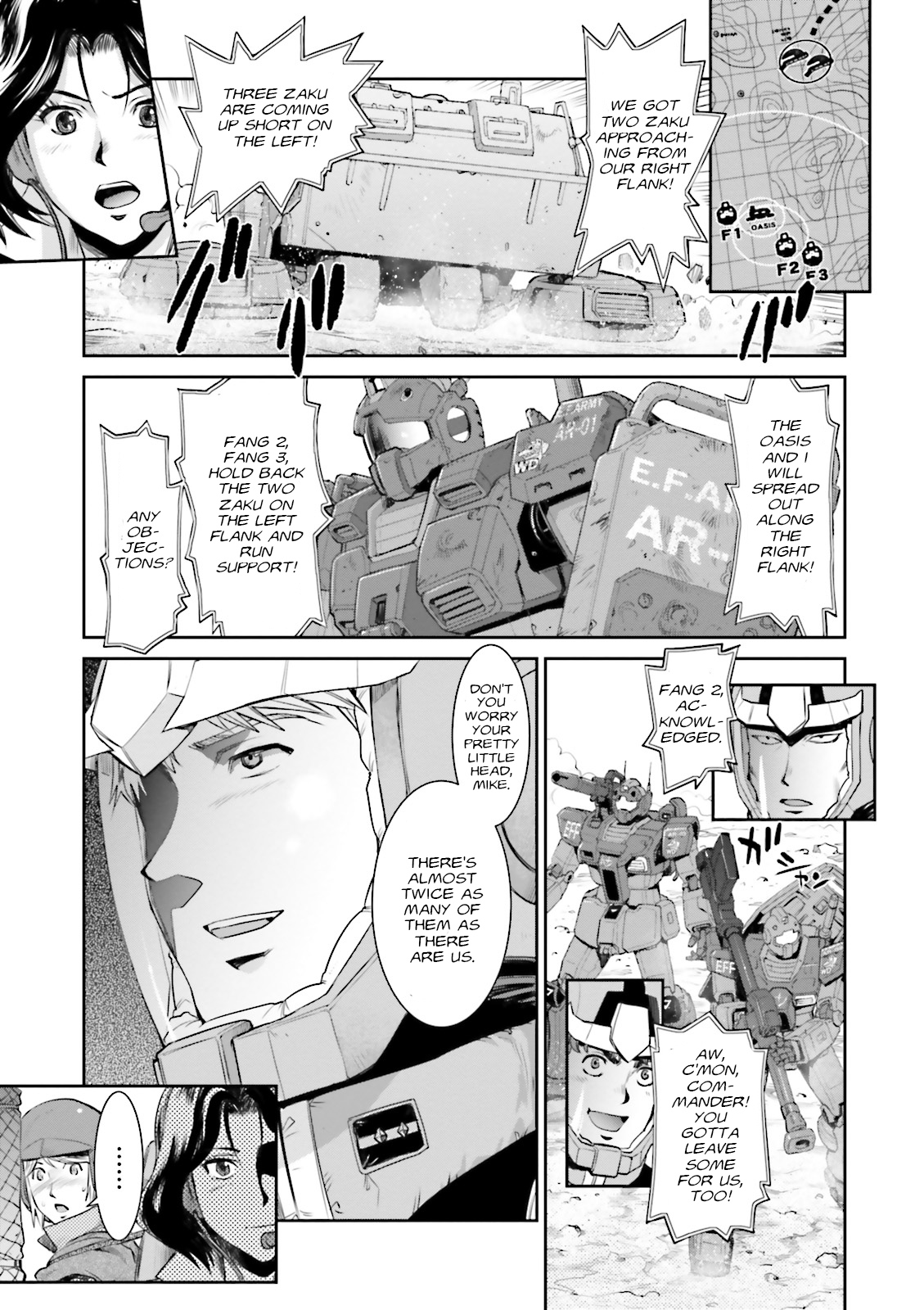 Mobile Suit Gundam Ground Zero - Rise From The Ashes - Vol.1 Chapter 2: Deployment