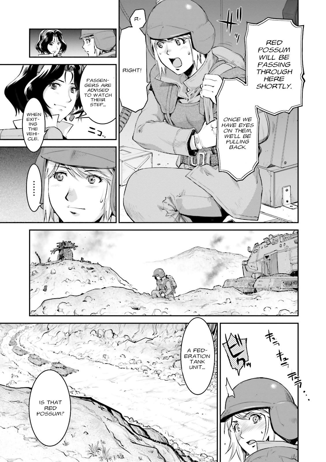 Mobile Suit Gundam Ground Zero - Rise From The Ashes - Vol.1 Chapter 2: Deployment