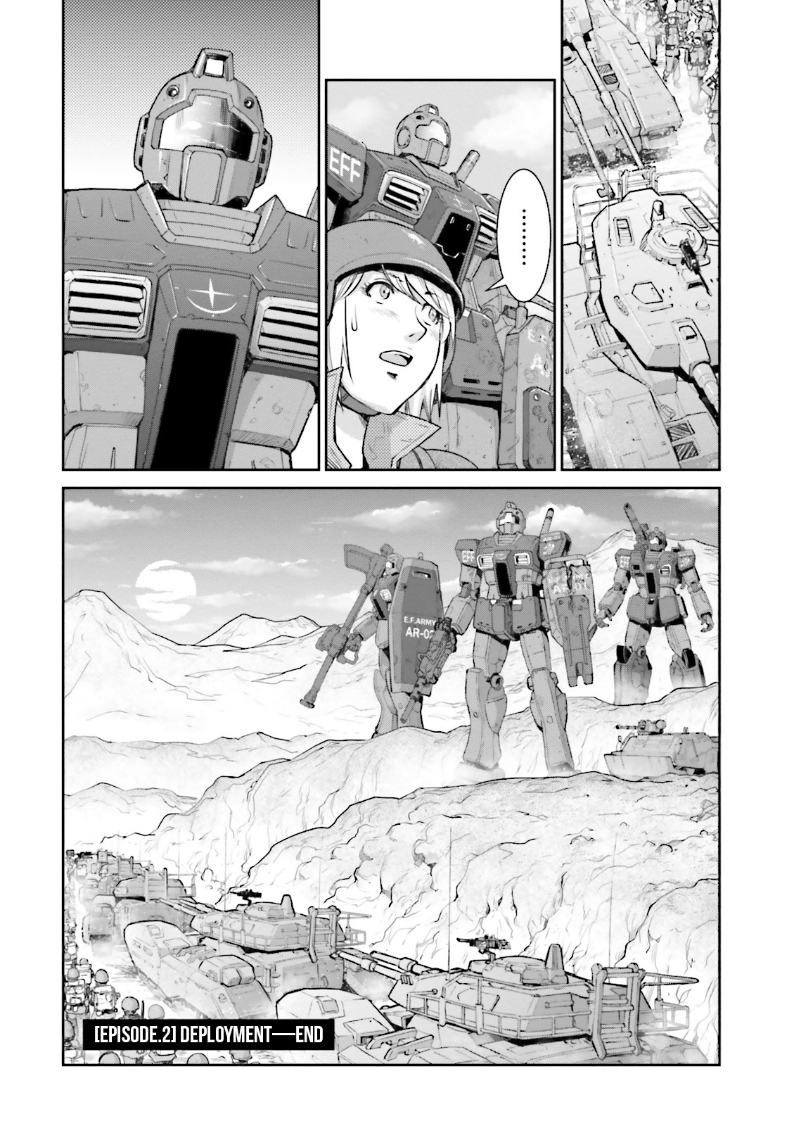 Mobile Suit Gundam Ground Zero - Rise From The Ashes - Vol.1 Chapter 2: Deployment