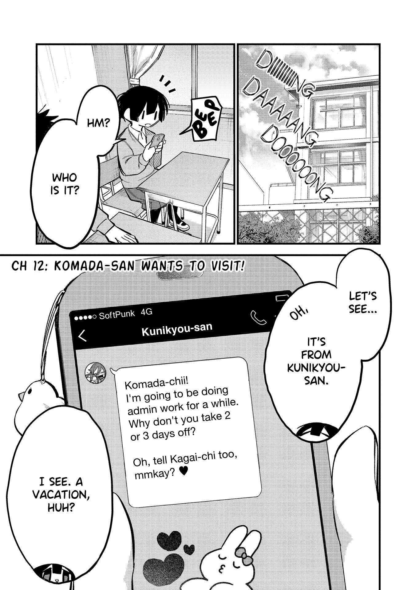 I Want To Trouble Komada-San - Chapter 12: Komada Wants To Visit!