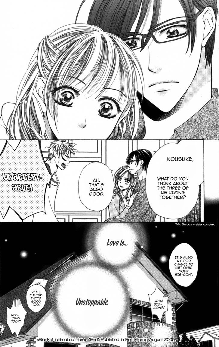 Sensei, Mou Ichido... - Vol.1 Chapter 3 : Blanket, Ichimai No Yoru