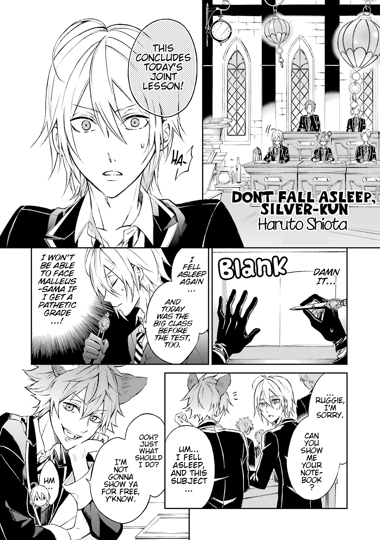 Disney Twisted Wonderland Comic Anthology - Vol.1 Chapter 13: Don't Fall Asleep, Silver-Kun!