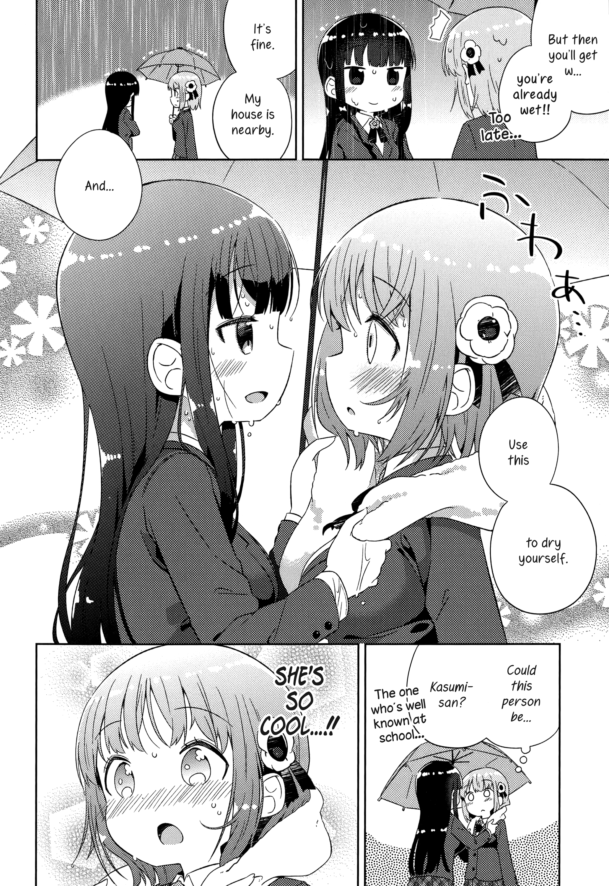 She Gets Girls Every Day. - Vol.1 Chapter 4: Rainy Day, Sharing An Umbrella.