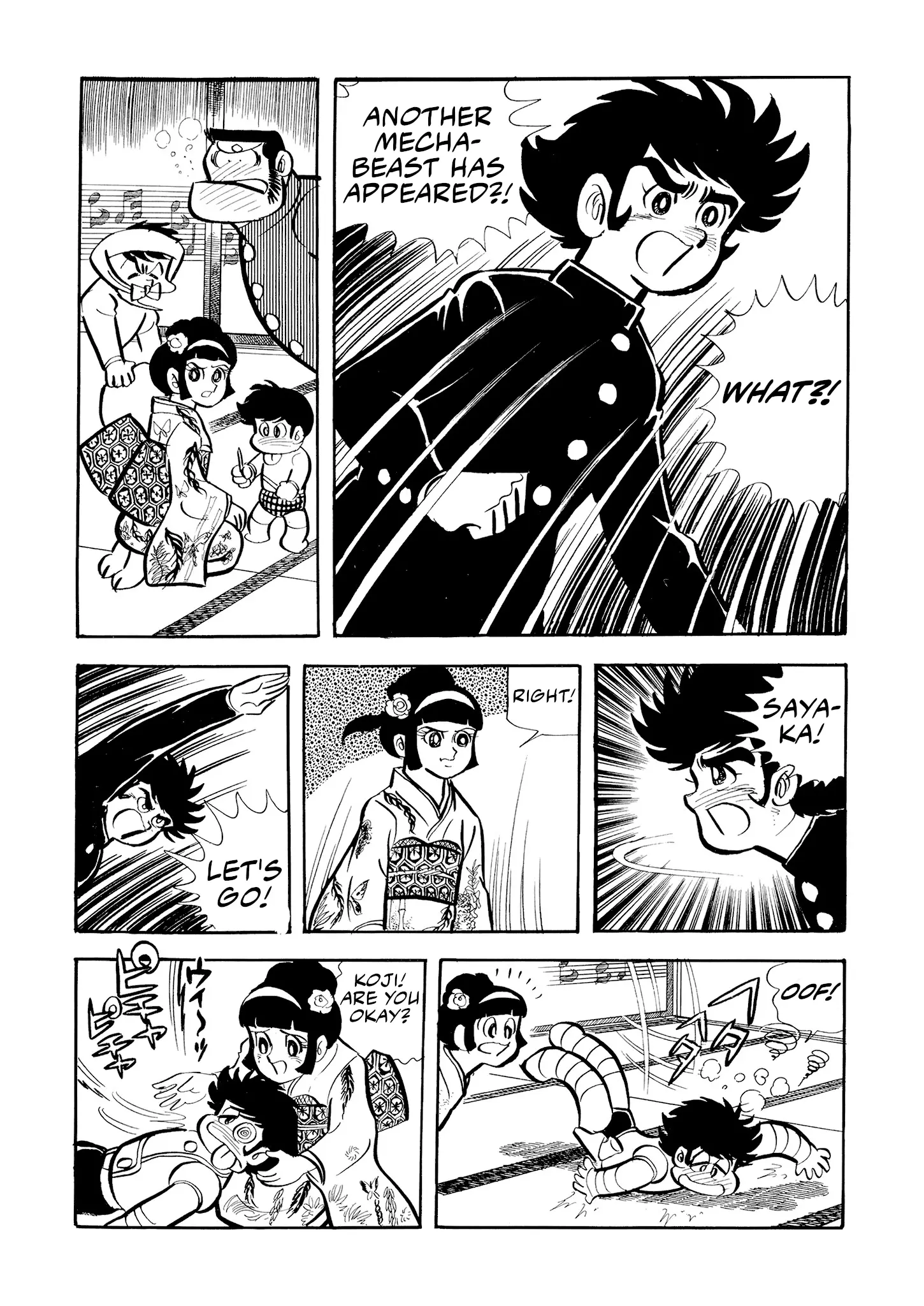 Mazinger Z - Vol.1 Chapter 5: The Flying Demon, Deviler X1!