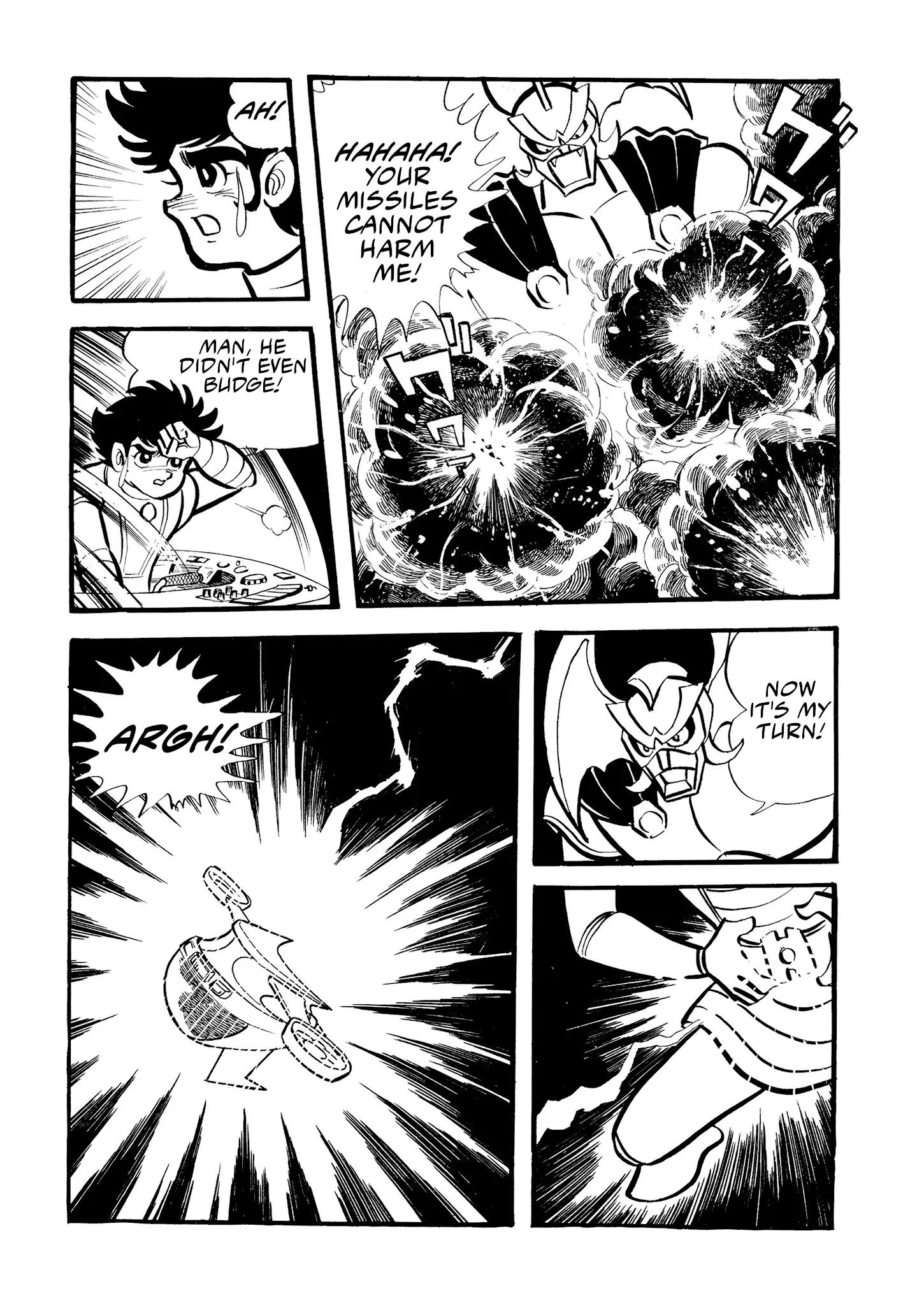 Mazinger Z - Vol.1 Chapter 5: The Flying Demon, Deviler X1!